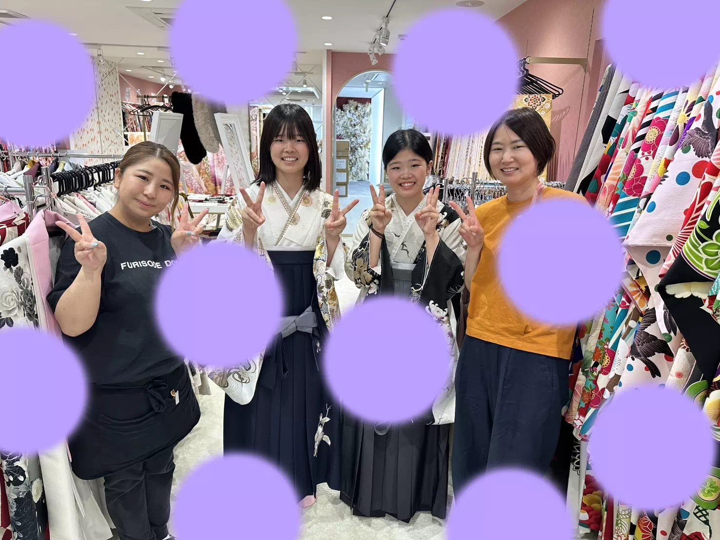 TAKAZEN姫路店　姫路市　成人式　卒業式　袴　振袖　イマドキ振袖　香音　くすみ古典　今どき　かわいい　