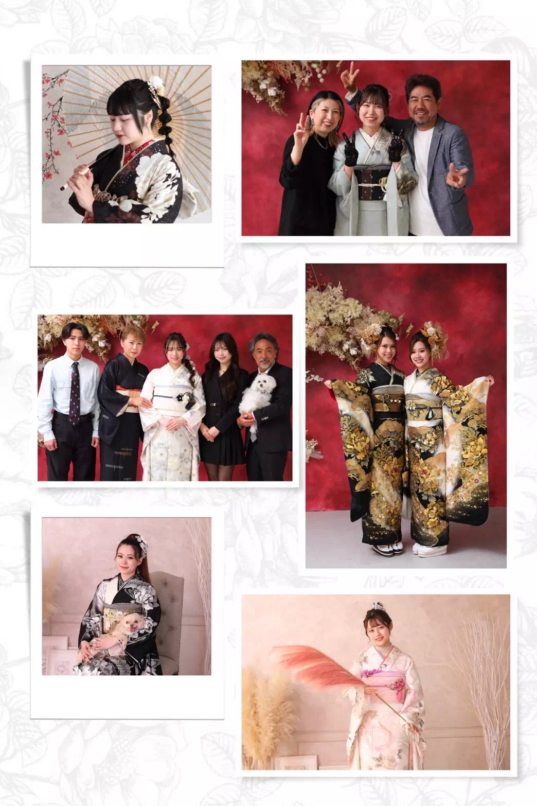 TAKAZEN神戸店　前撮り撮影会　イマドキ　カワイイ　コディネート　振袖　レンタル　お写真プラン　