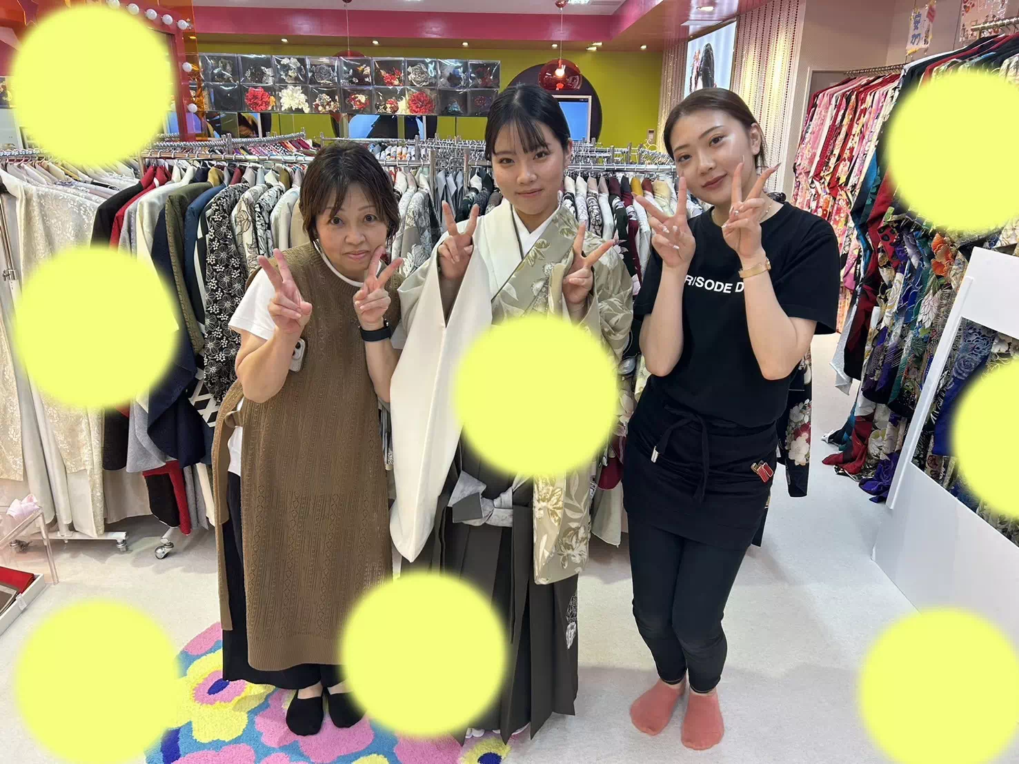 TAKAZEN神戸三宮店　袴レンタル　卒業式　王道　かわいい　被らない　くすみ　イマドキ
