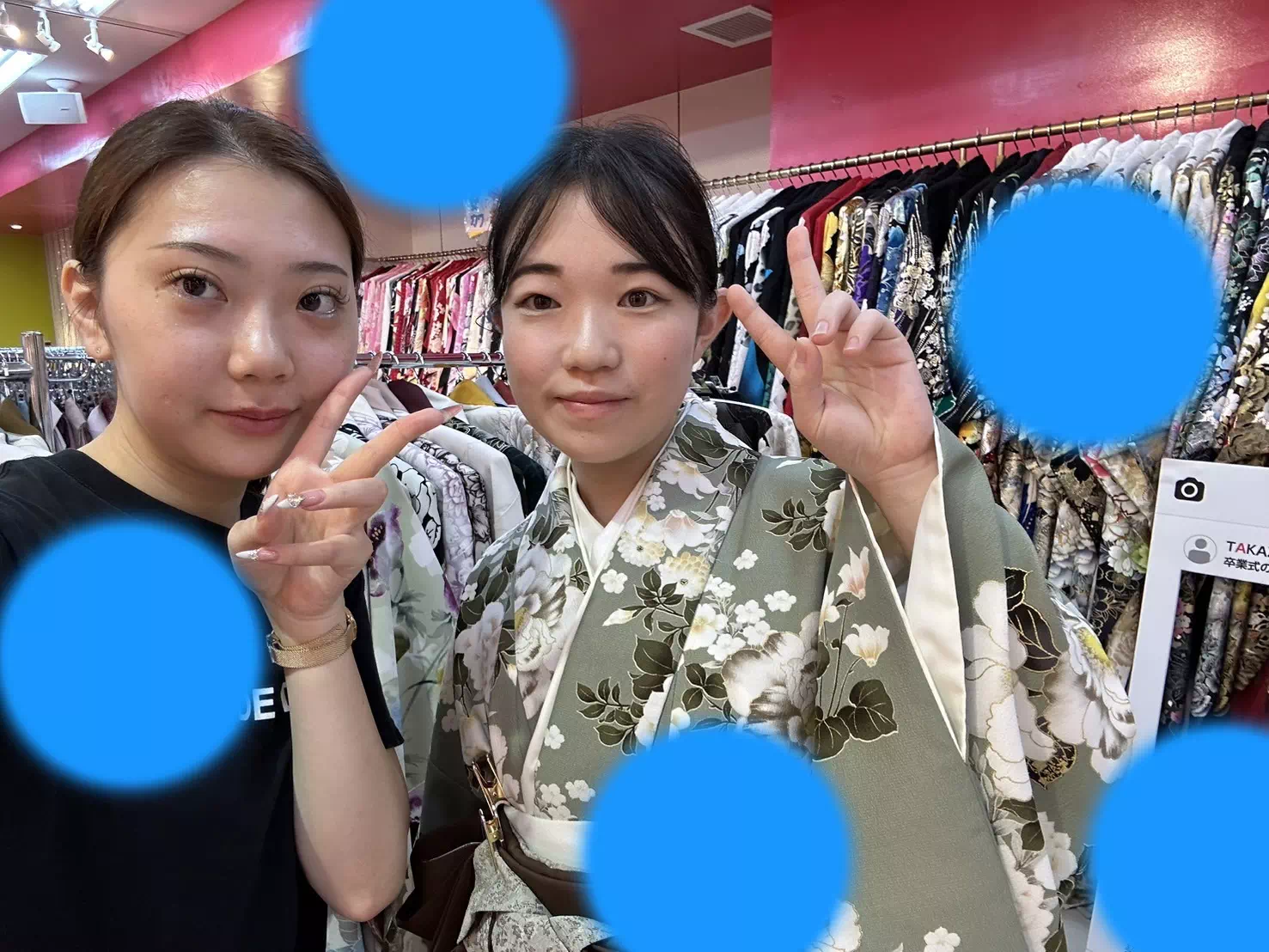 TAKAZEN神戸三宮店　袴レンタル　卒業式　王道　かわいい　被らない　くすみ　イマドキ