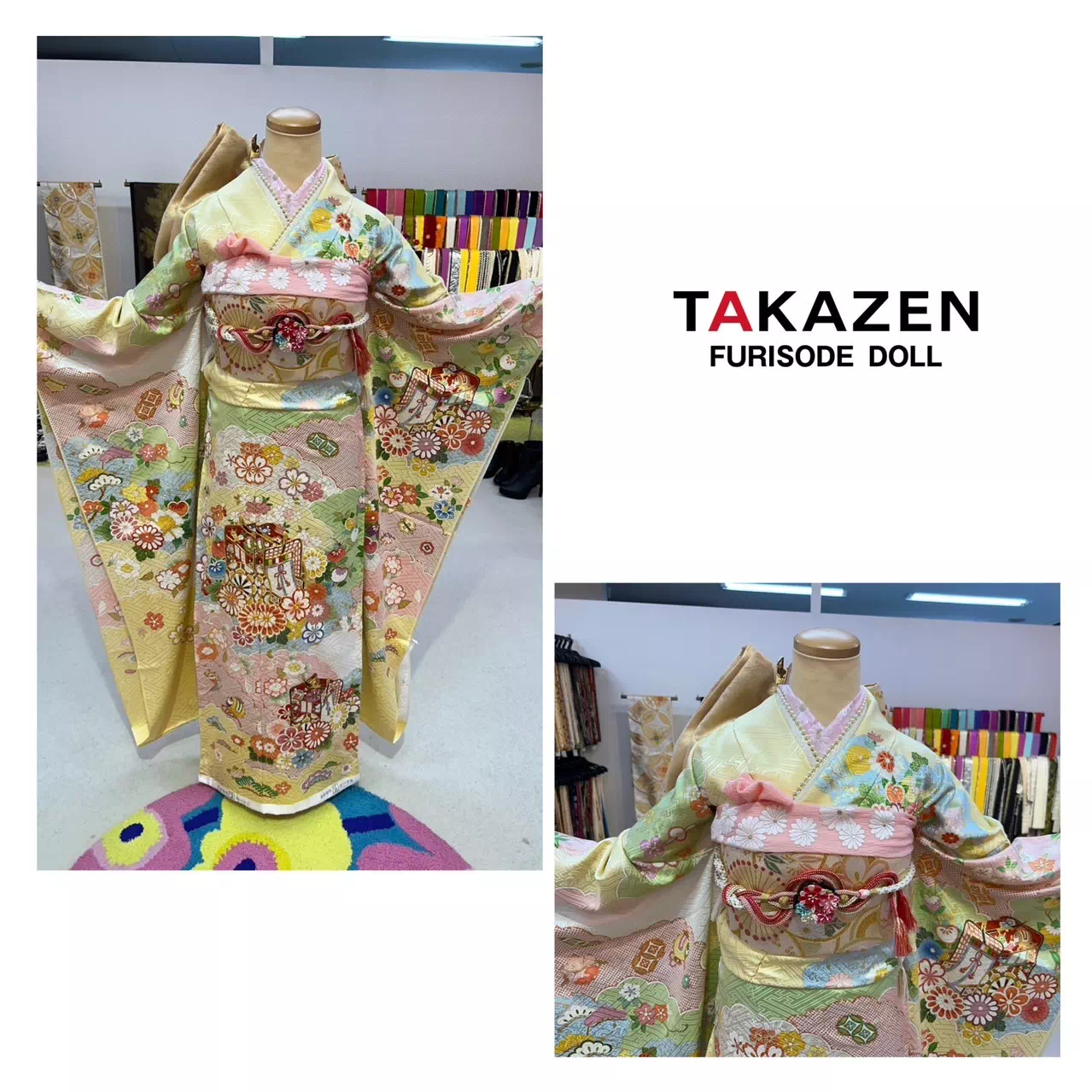 TAKAZEN神戸店　前撮り撮影会　イマドキ　カワイイ　コディネート　振袖　レンタル　袴　