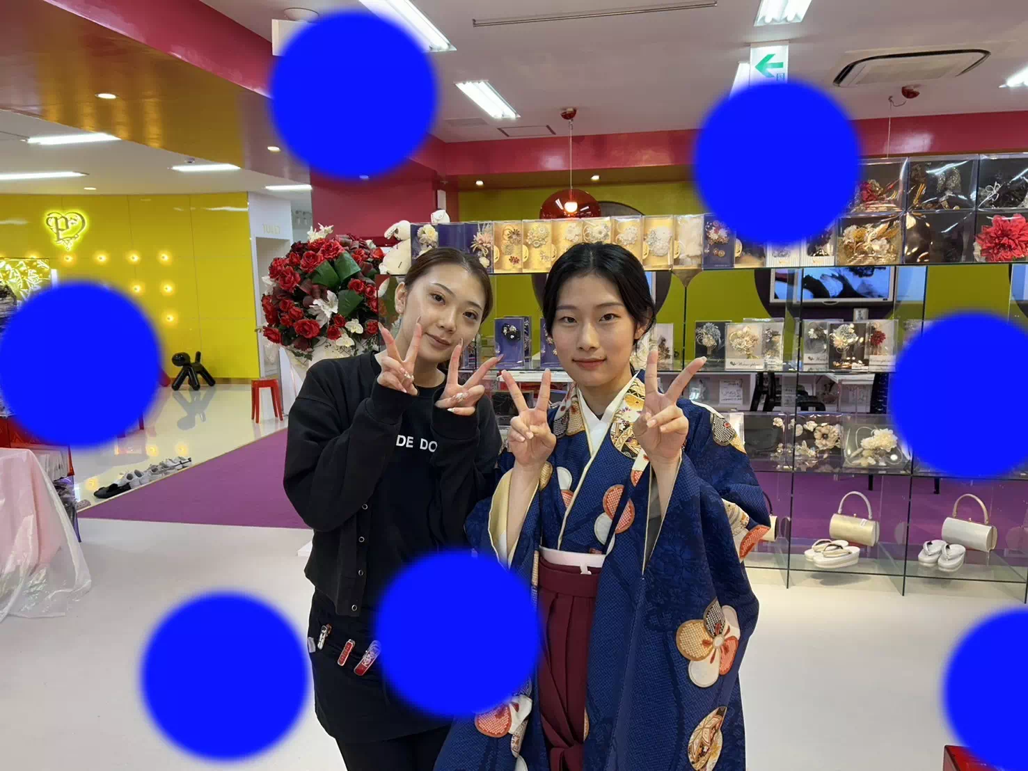 TAKAZEN神戸店　前撮り撮影会　イマドキ　カワイイ　コディネート　振袖　レンタル　袴　