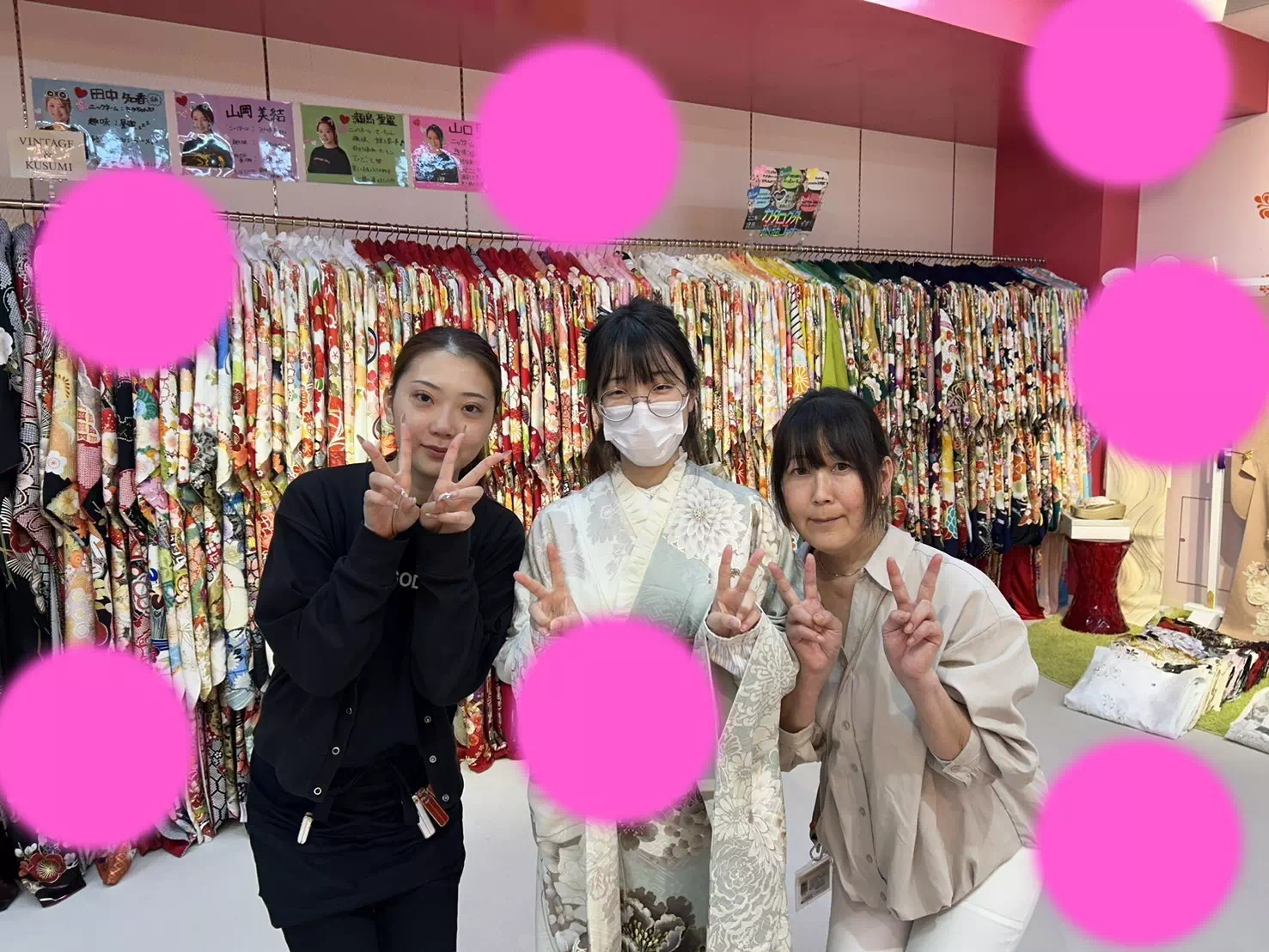 TAKAZEN神戸三宮店　くすみカラー　かわいい　イマドキ　感触　振袖　レンタル　前撮り　写真だけ