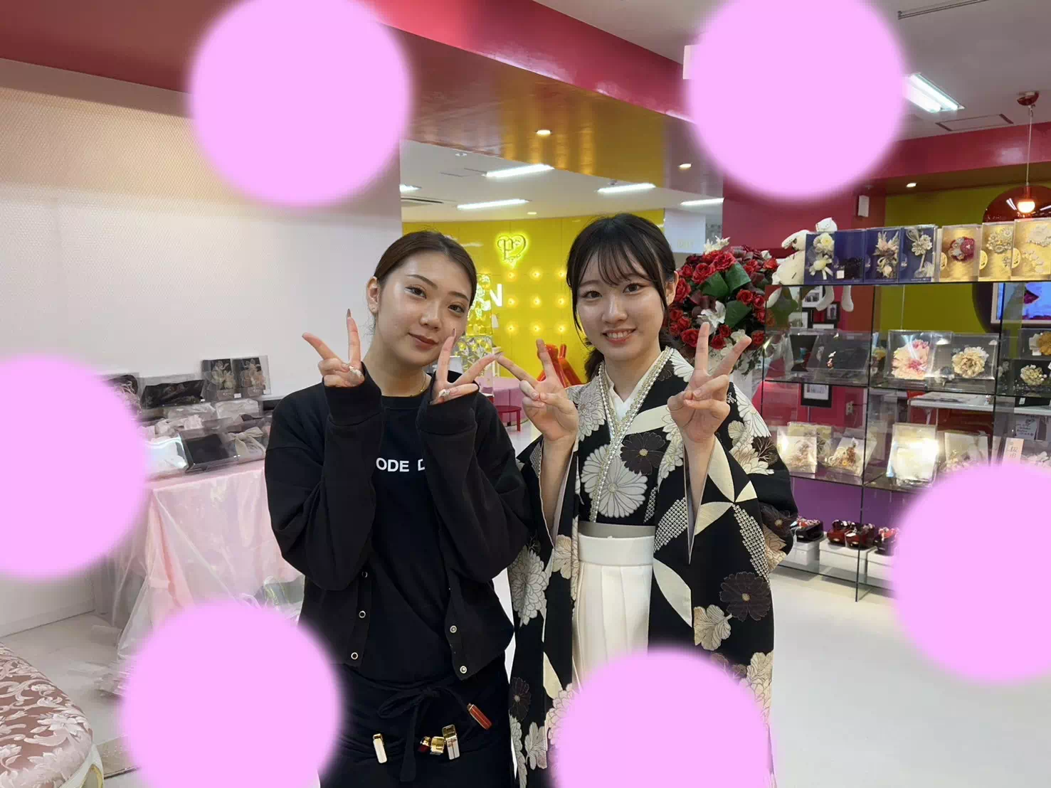 TAKAZEN神戸店　前撮り撮影会　イマドキ　カワイイ　コディネート　振袖　レンタル　袴　