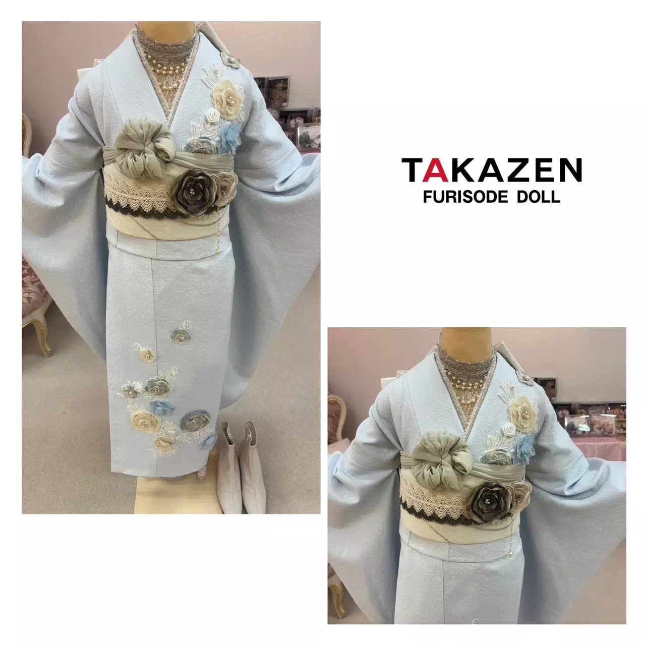 TAKAZEN神戸店　前撮り撮影会　イマドキ　カワイイ　コディネート　振袖　レンタル　袴　