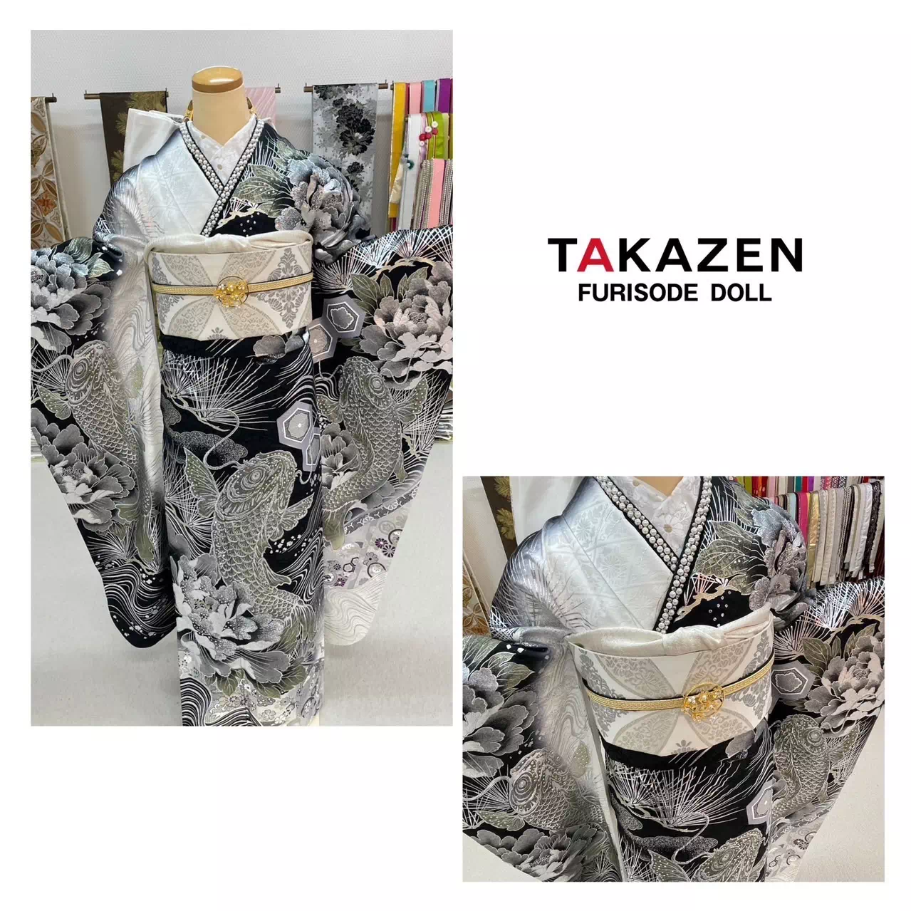 TAKAZEN神戸店　前撮り撮影会　イマドキ　カワイイ　コディネート　振袖　レンタル　モード　オリジナル