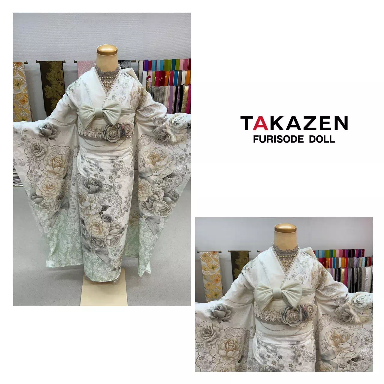 TAKAZEN神戸店　前撮り撮影会　イマドキ　カワイイ　コディネート　振袖　レンタル　袴　