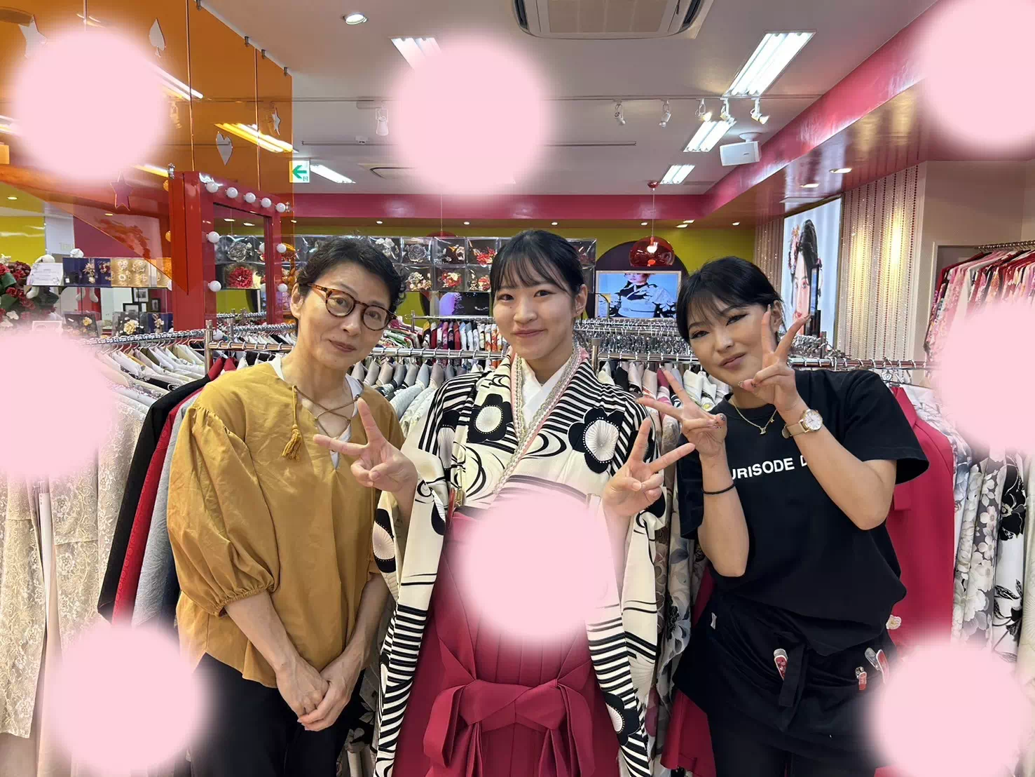 　卒業式　袴レンタル　TAKAZEN神戸店　前撮り撮影会　イマドキ　カワイイ　コディネート　振