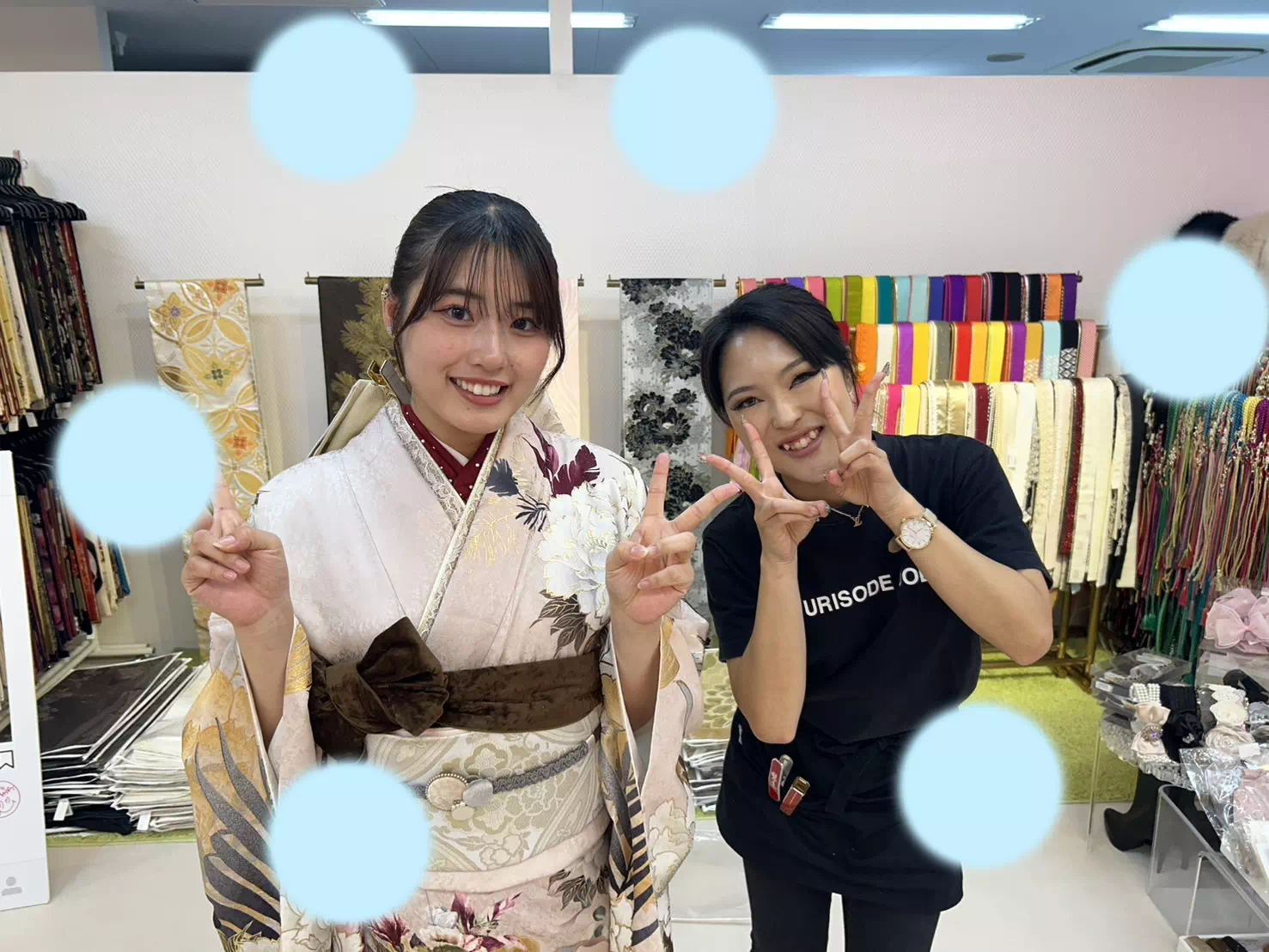 TAKAZEN神戸店　前撮り撮影会　イマドキ　カワイイ　コディネート　振袖　レンタル　袴　