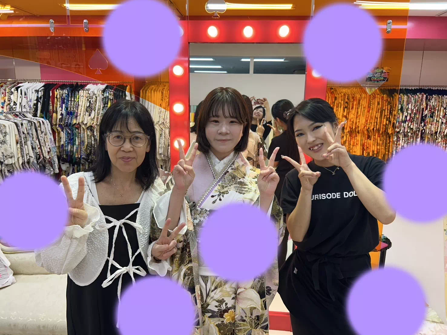 TAKAZEN神戸店　前撮り撮影会　イマドキ　カワイイ　コディネート　振袖　レンタル　袴　