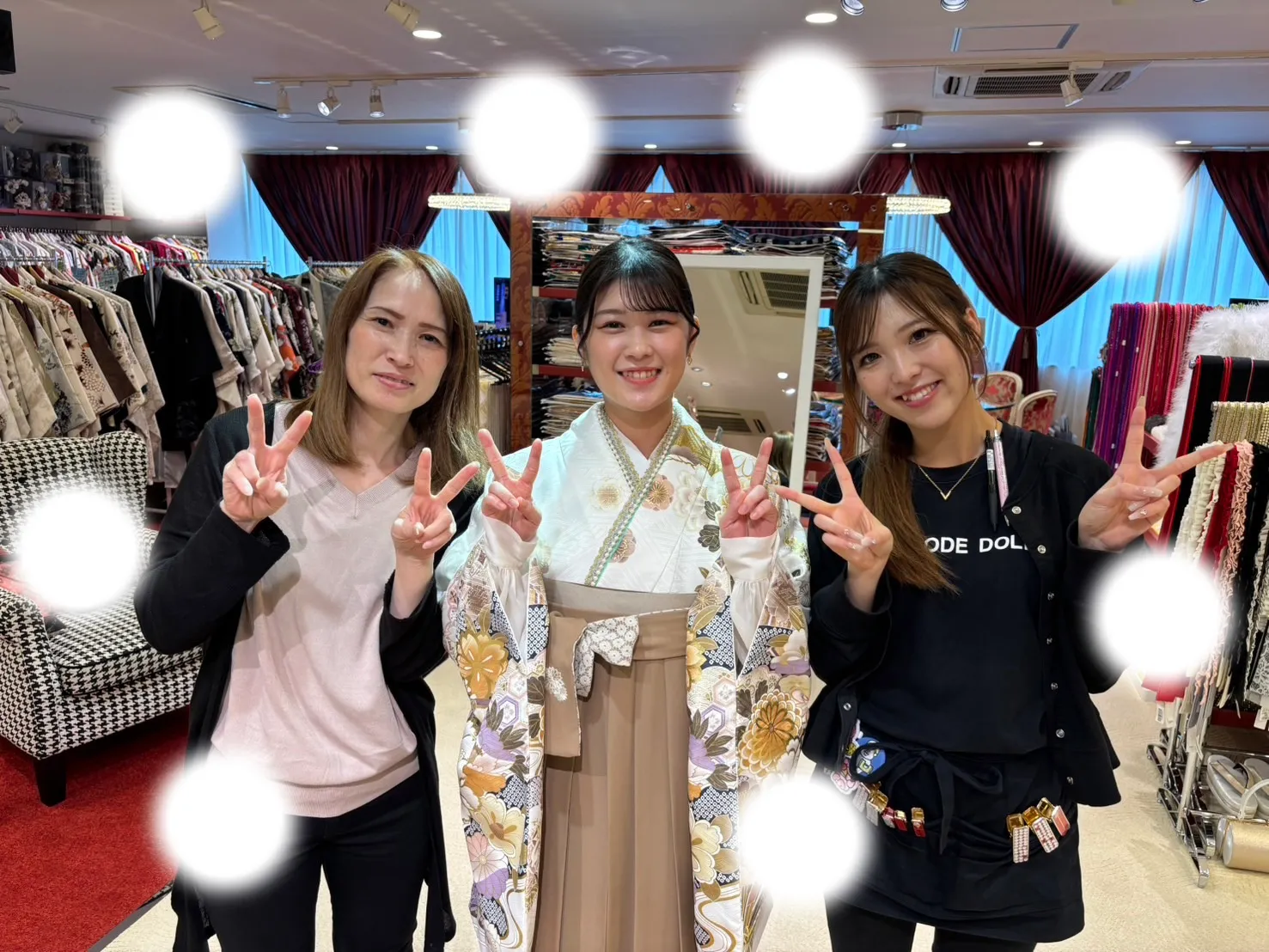 成人式　前撮り　梅田　袴　くすみカラー　かわいい　イマドキ　淡色　古典　タカゼン　撮影