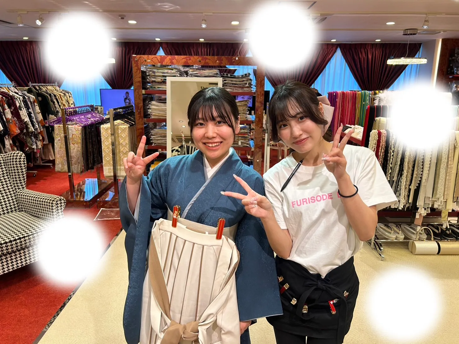 成人式　前撮り　梅田　袴　くすみカラー　かわいい　イマドキ　淡色　古典　タカゼン　撮影