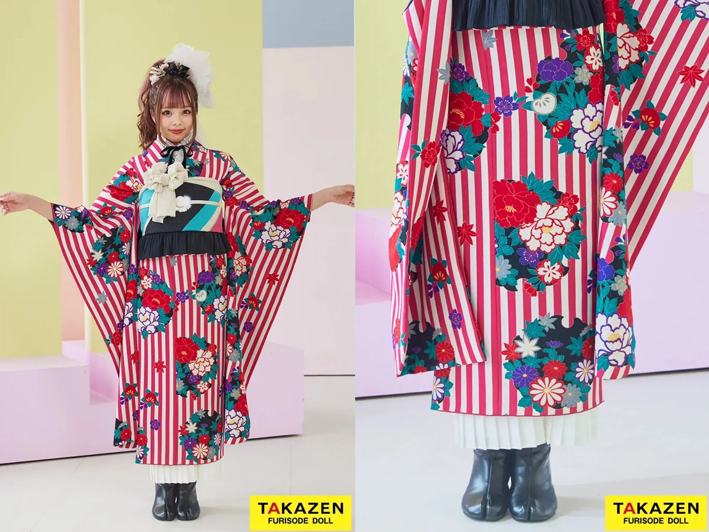 成人式　振袖レンタル　キラキラ　奈良　レトロ　可愛い