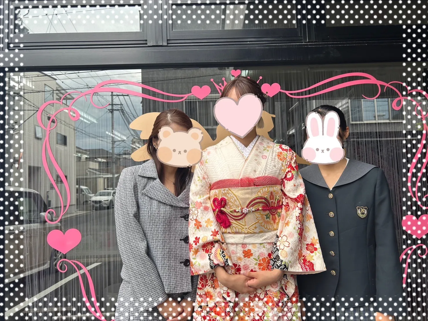 袖　レンタル　奈良　前撮り撮影会　可愛い　華やか　緑　古典