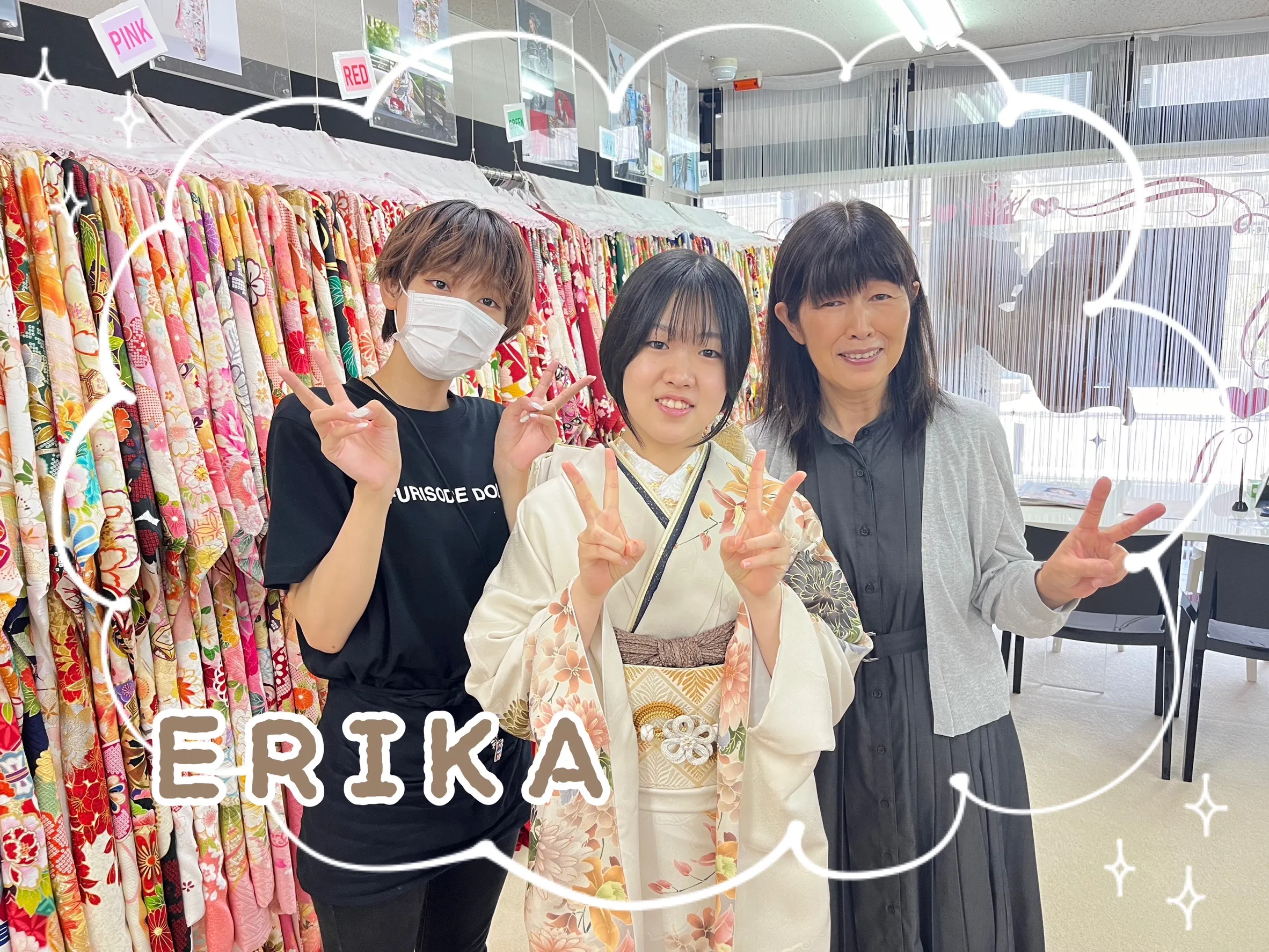 振袖　レンタル　奈良　振袖安い　古典　可愛い　大人っぽい　グレー　綺麗