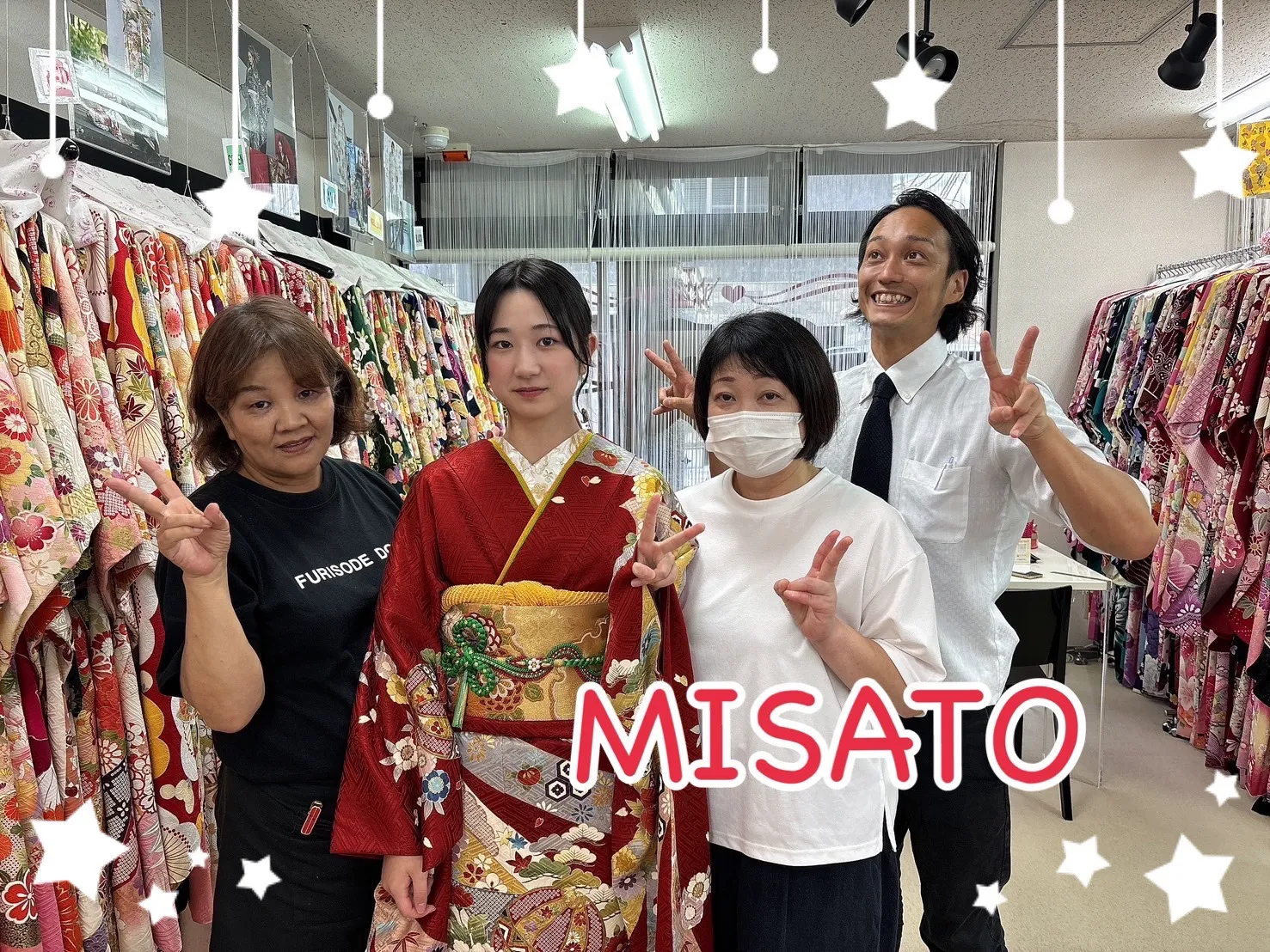 振袖　レンタル　奈良　振袖安い　可愛い　オシャレ　綺麗　正統派古典　赤　華やか　細かい　小花柄