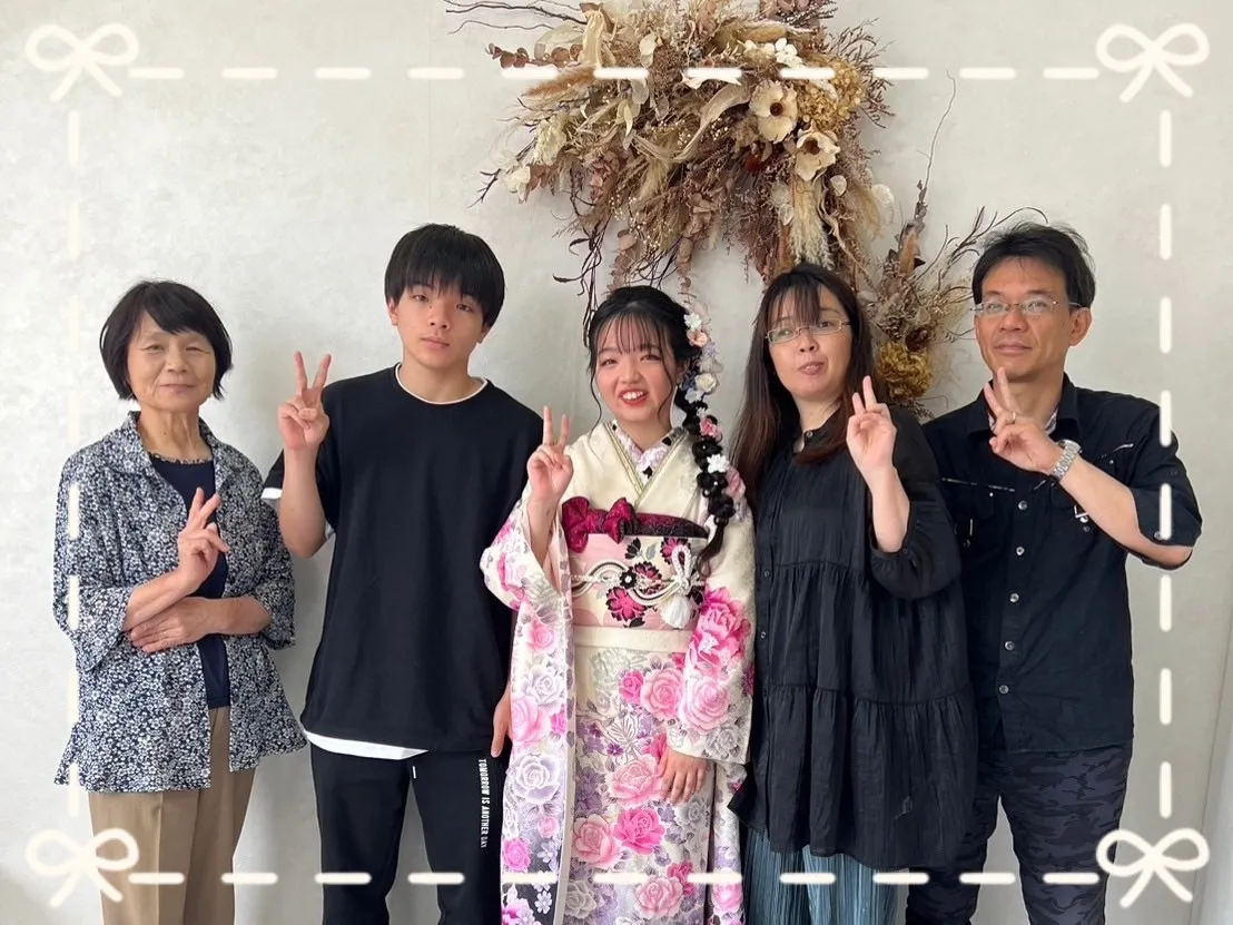 振袖　レンタル　可愛い　おしゃれ　かっこいい　イマドキ　くすみ　写真　妹割