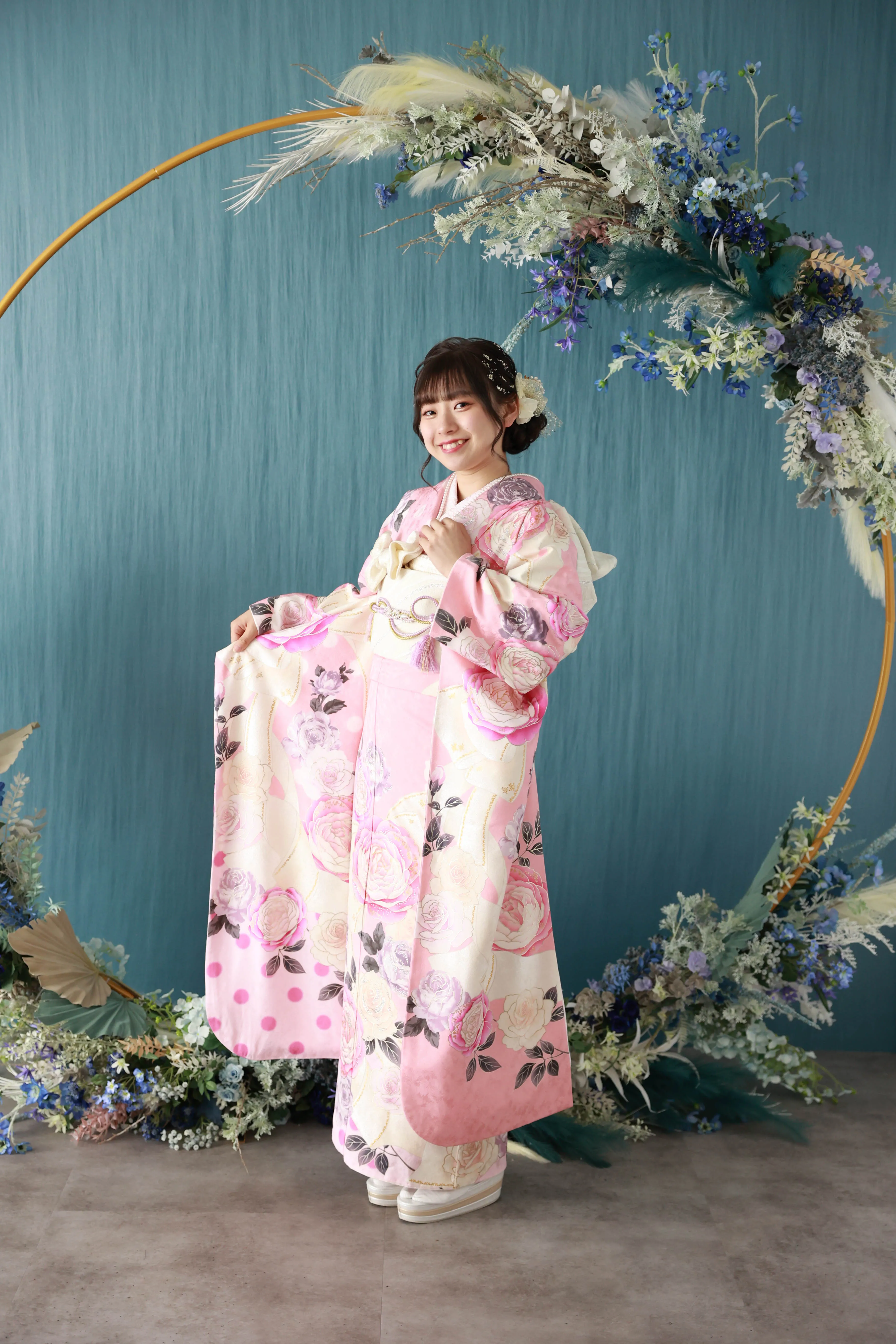 振袖　レンタル　前撮り　撮影会　可愛い　おしゃれ　かっこいい　イマドキ　くすみ　レトロ　安い