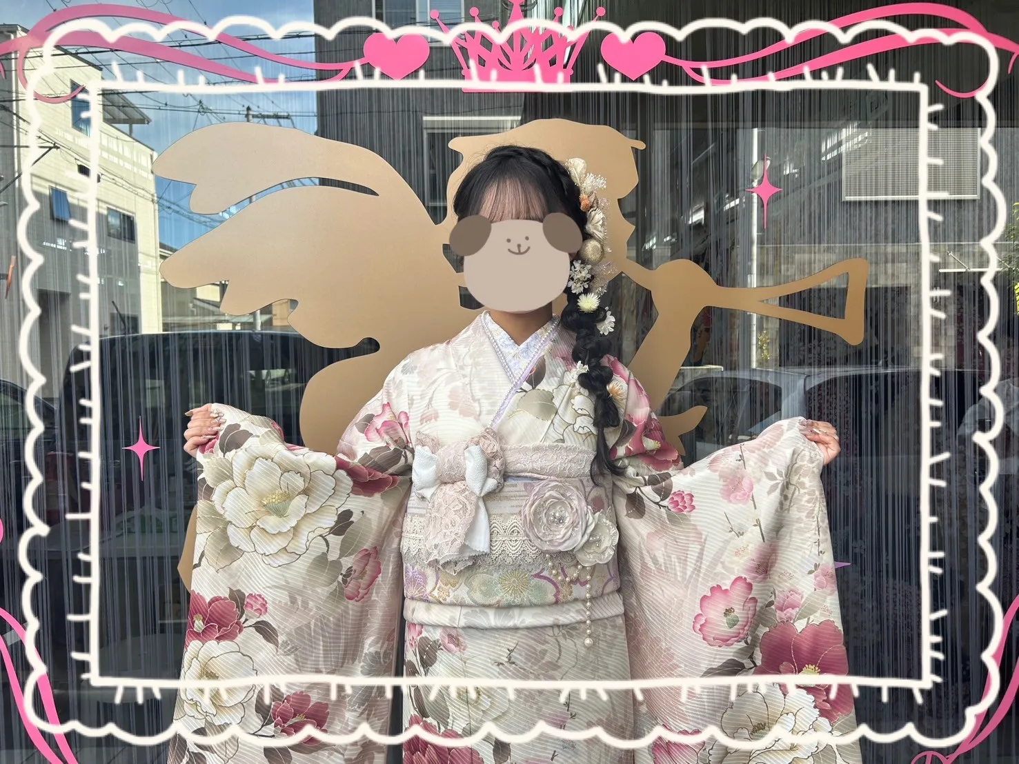 振袖　レンタル　奈良　帯　可愛い　アレンジ　華やか　綺麗