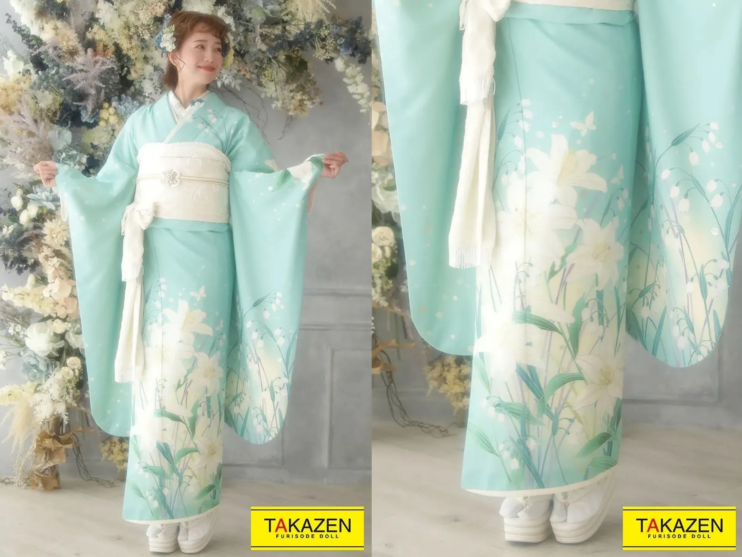 振袖　レンタル　奈良　帯　可愛い　アレンジ　華やか　綺麗