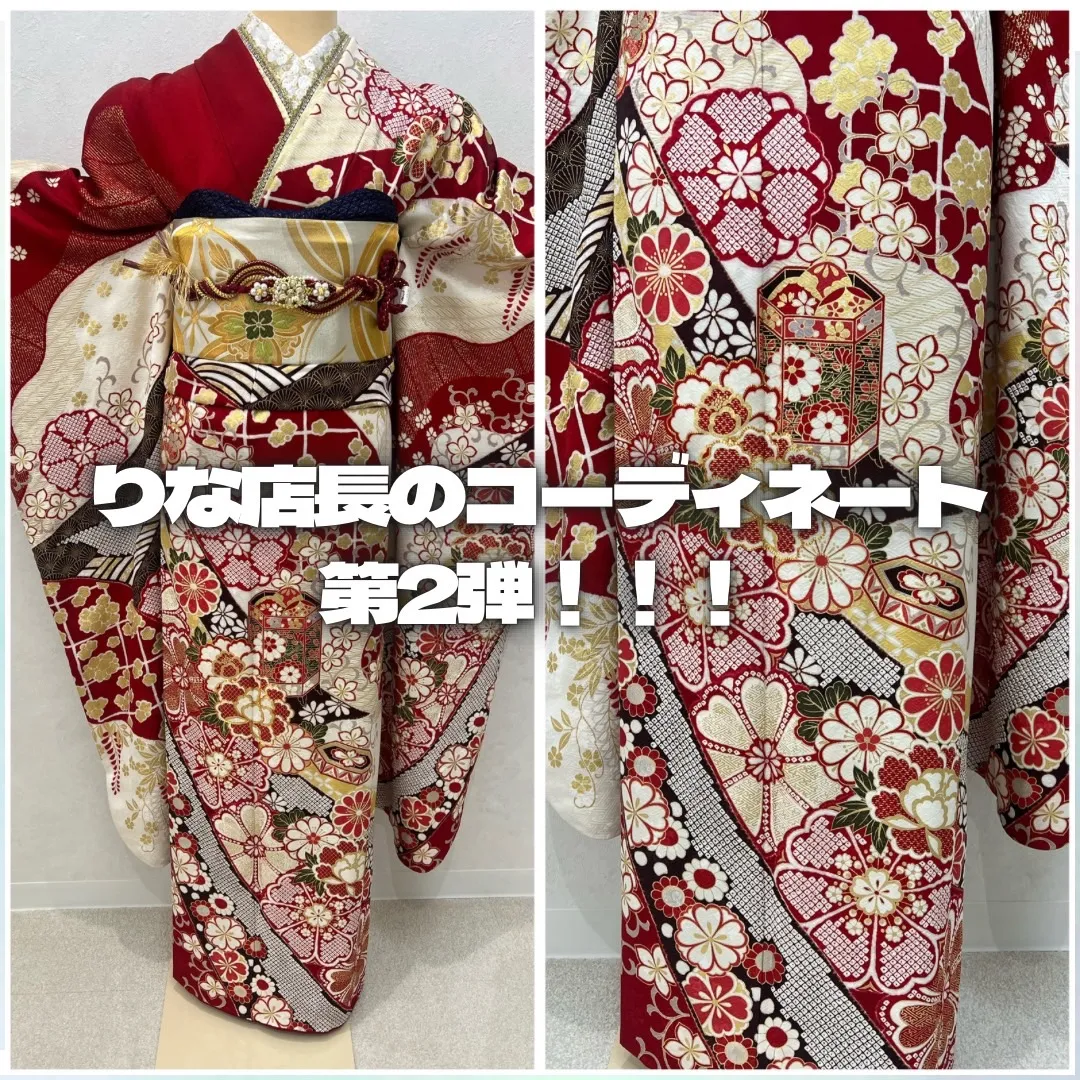 【TAKAZEN橿原店】22日♡最高級のプレミアム古典のお振袖をりな店長がコーディネートしてみた～第２弾！！！～♡