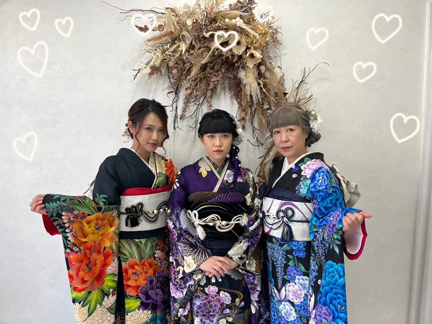 振袖　レンタル　前撮り　撮影会　可愛い　おしゃれ　かっこいい　イマドキ　くすみ　レトロ　安い