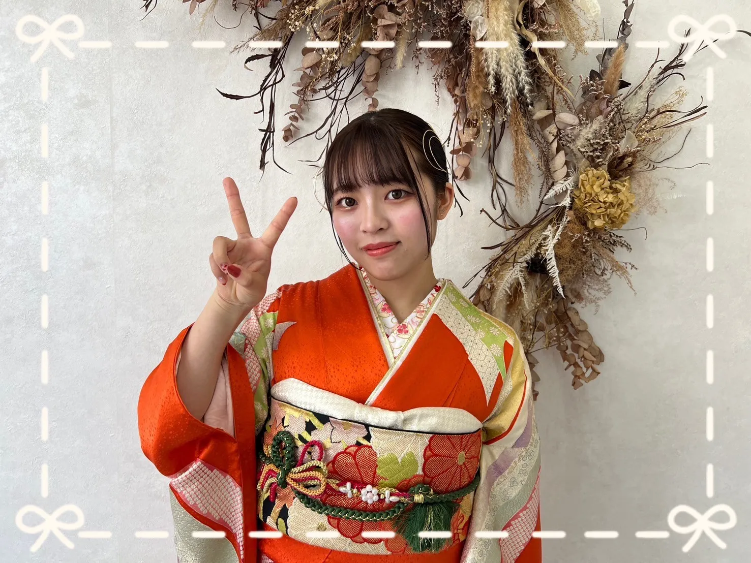 振袖　レンタル　可愛い　おしゃれ　かっこいい　イマドキ　くすみ　写真　妹割