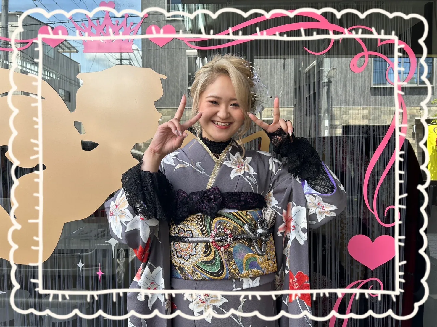 振袖レンタル　奈良　成人式　振袖　前撮り撮影会　かわいい　おしゃれ　ヘアスタイル