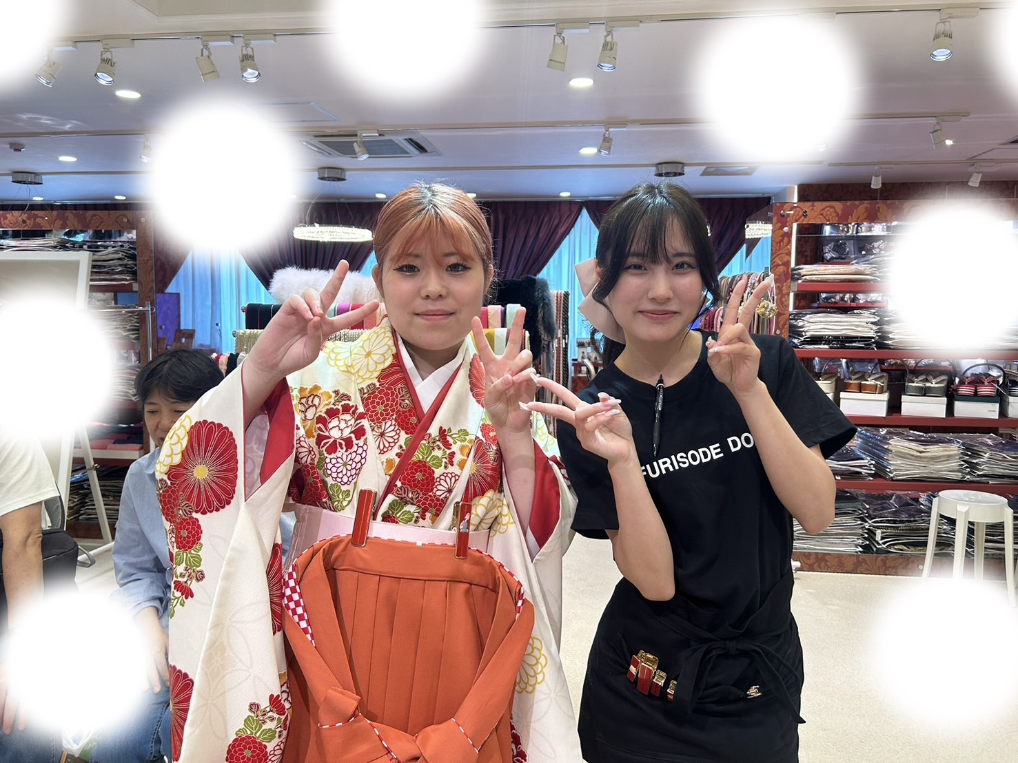袴レンタル　振袖レンタル　くすみ　キラキラ　かわいい　梅田　大阪　安い　イマドキ　古典　くすみカラー　前撮り　ヴィンテージ　渋い