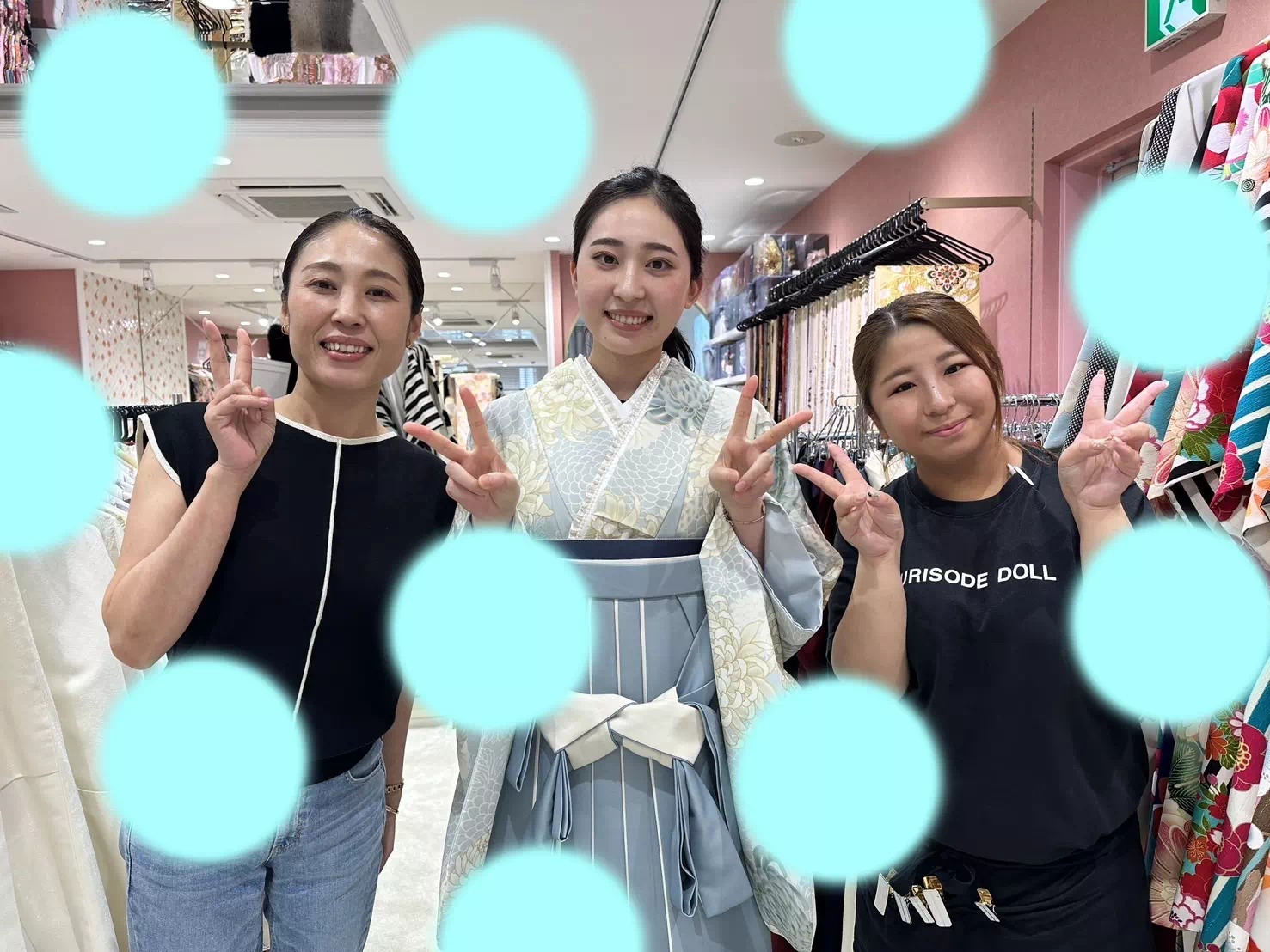 TAKAZEN姫路店　加古川市　高砂市　人気振袖　振袖レンタル　姫路市　成人式　卒業式　袴　振袖　イマドキ振袖　香音　水色　