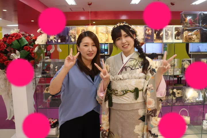TAKAZEN神戸店　前撮り撮影会　卒業式　袴　古典　イマドキ　カワイイ　コディネート