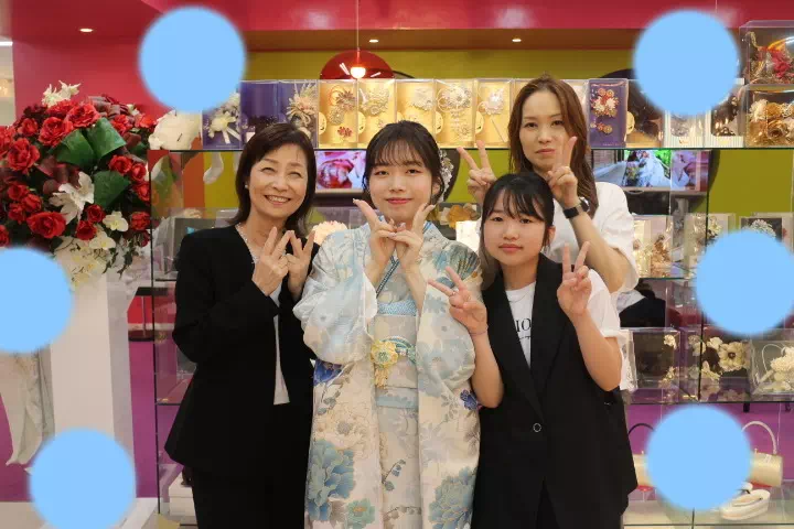 TAKAZEN神戸店　前撮り撮影会　卒業式　袴　古典　イマドキ　カワイイ　コディネート
