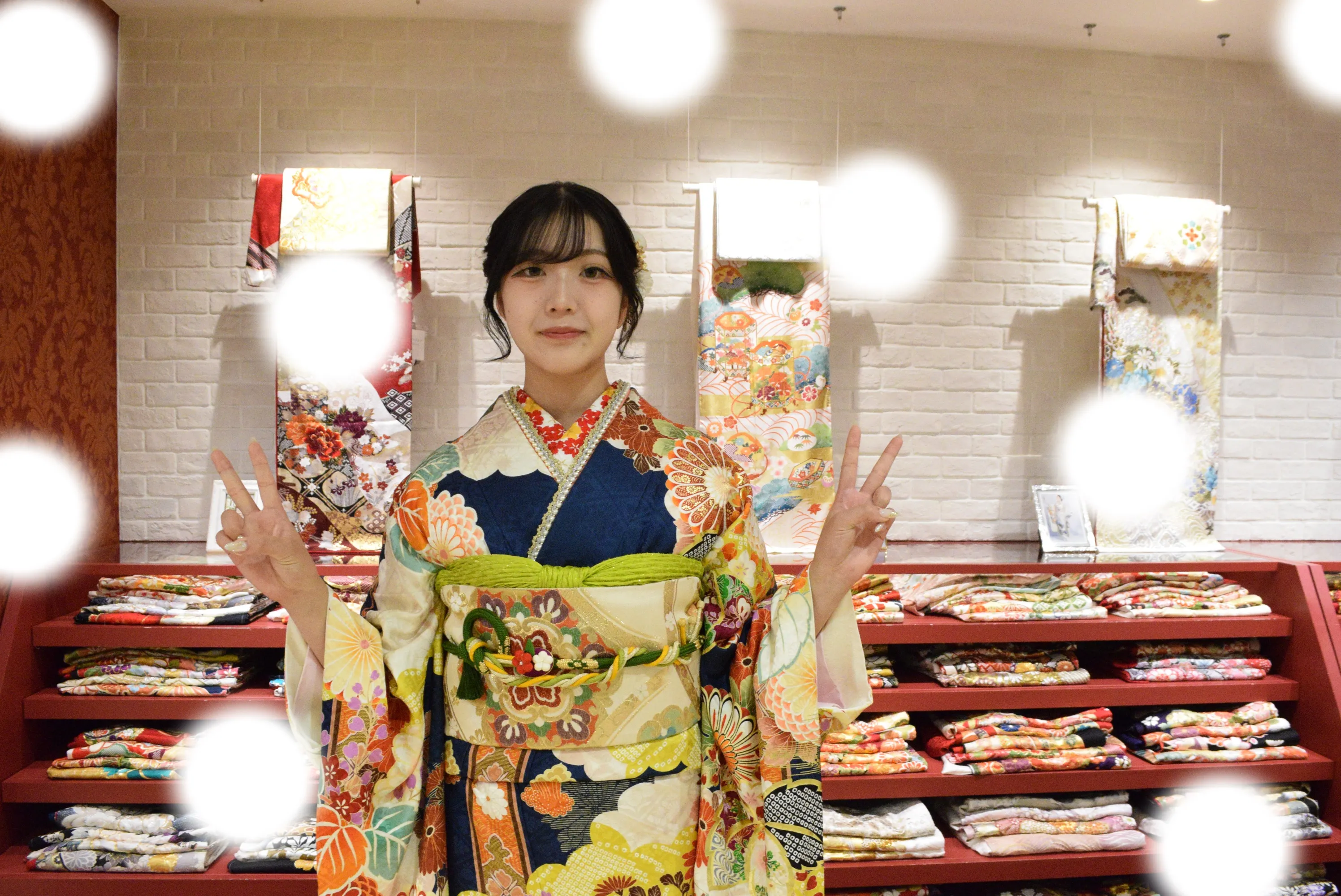 成人式　前撮り　梅田　袴　くすみカラー　かわいい　イマドキ　淡色　古典　タカゼン　撮影