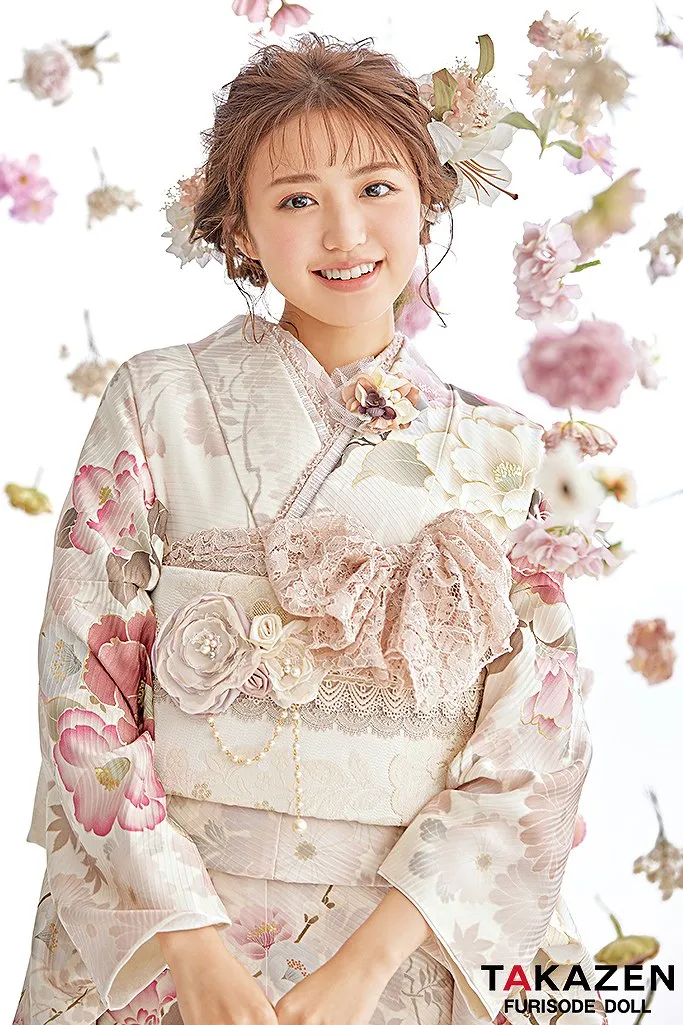 振袖　レンタル　可愛い　おしゃれ　かっこいい　イマドキ　くすみ　写真　妹割