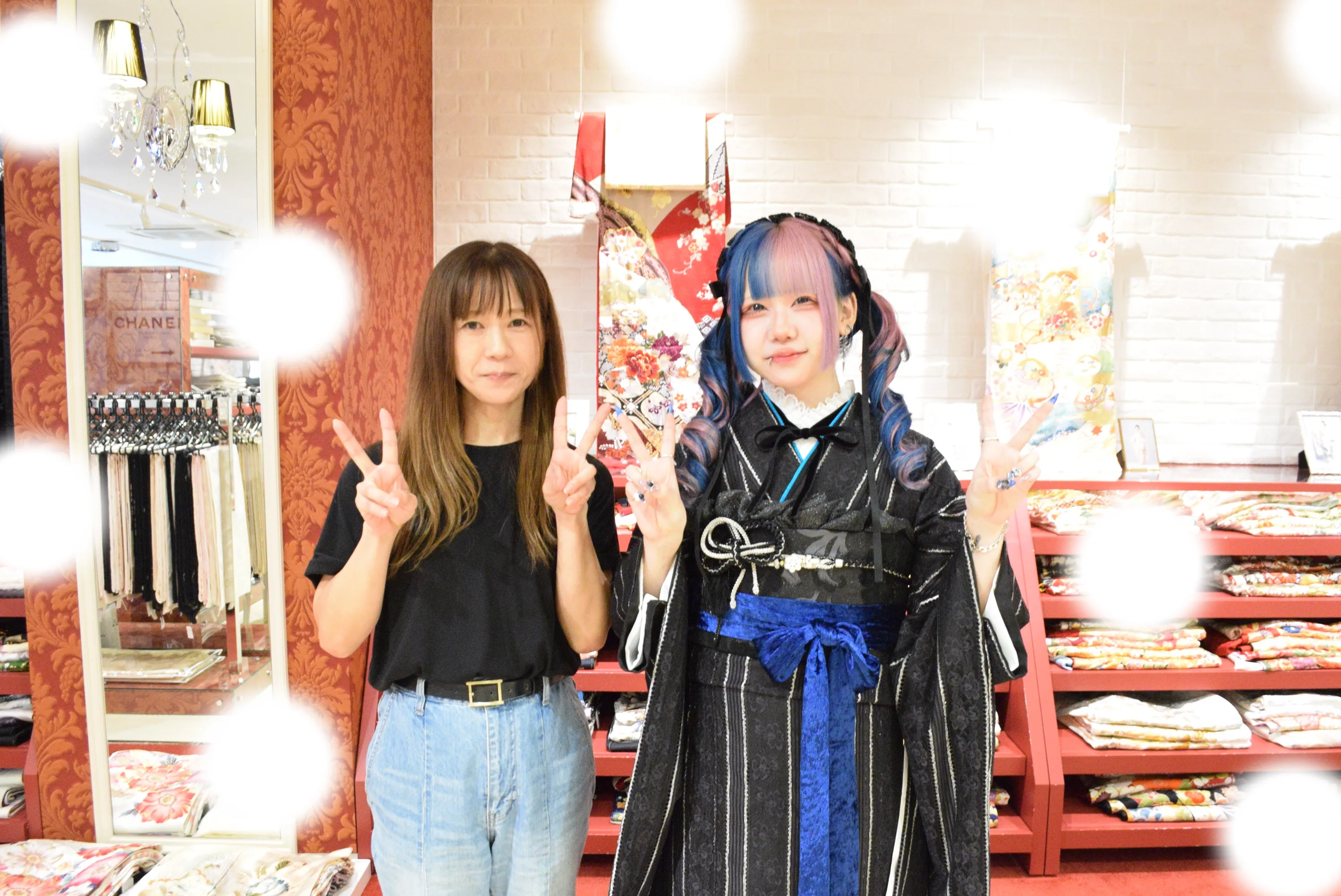 成人式　前撮り　梅田　袴　くすみカラー　かわいい　イマドキ　淡色　古典　タカゼン　撮影