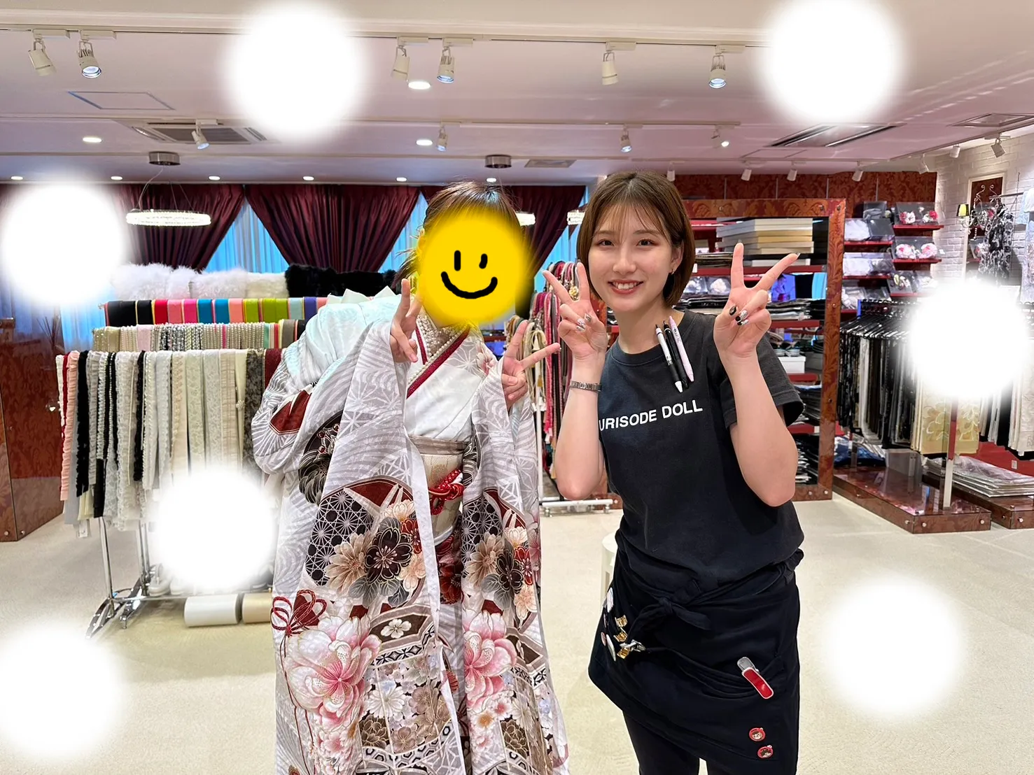成人式　前撮り　梅田　振袖レンタル　袴レンタル　中村里紗　かわいい　イマドキ　新作