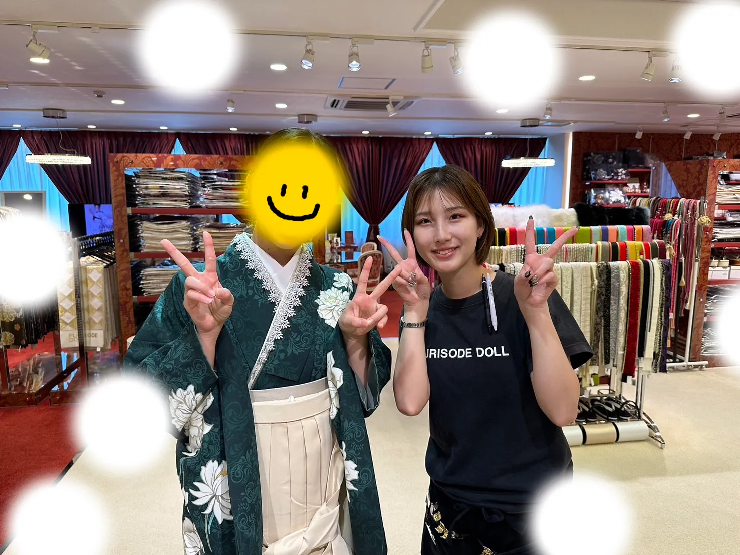 成人式　前撮り　梅田　振袖レンタル　袴レンタル　中村里紗　かわいい　イマドキ　新作