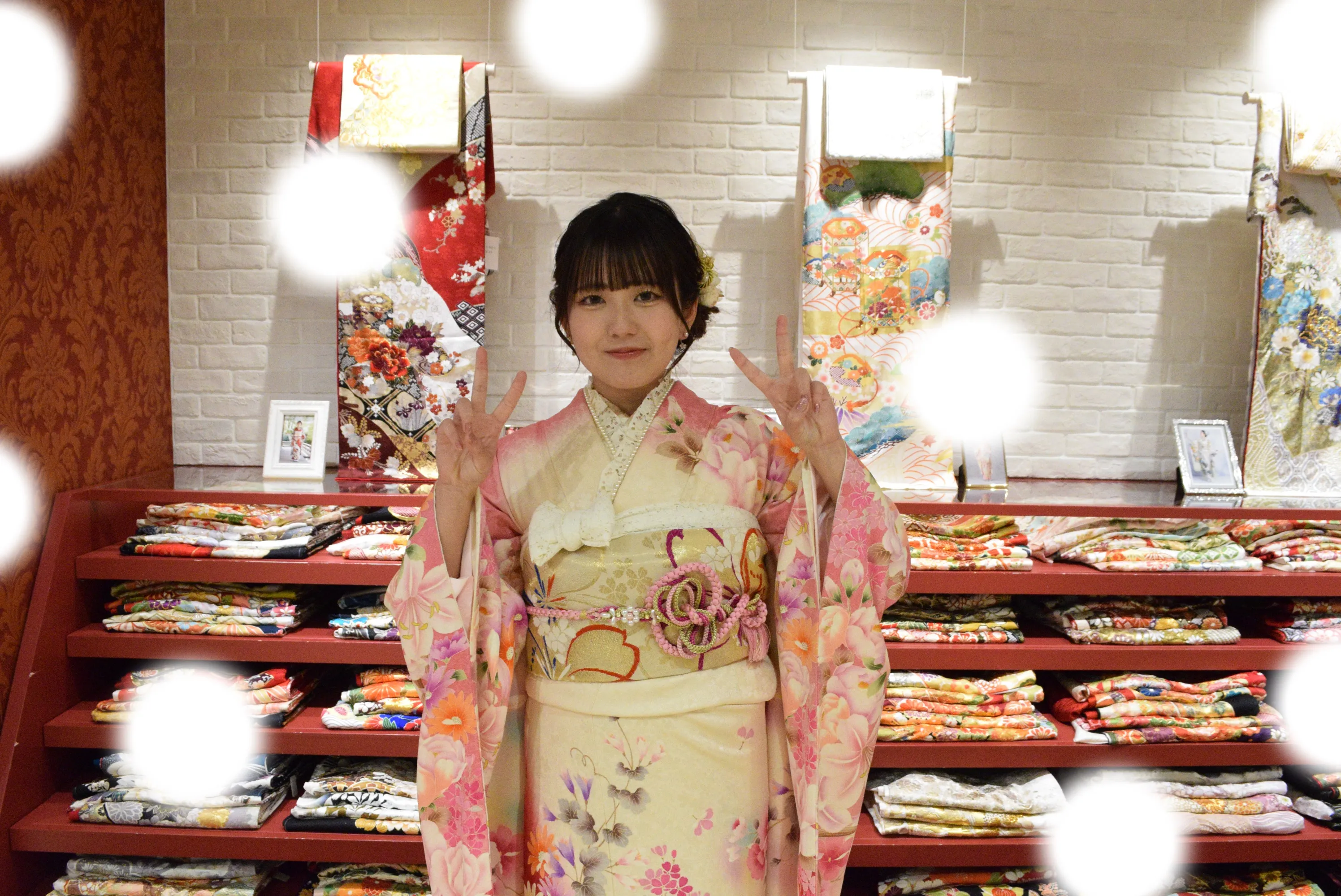 成人式　前撮り　梅田　袴　くすみカラー　かわいい　イマドキ　淡色　古典　タカゼン　撮影