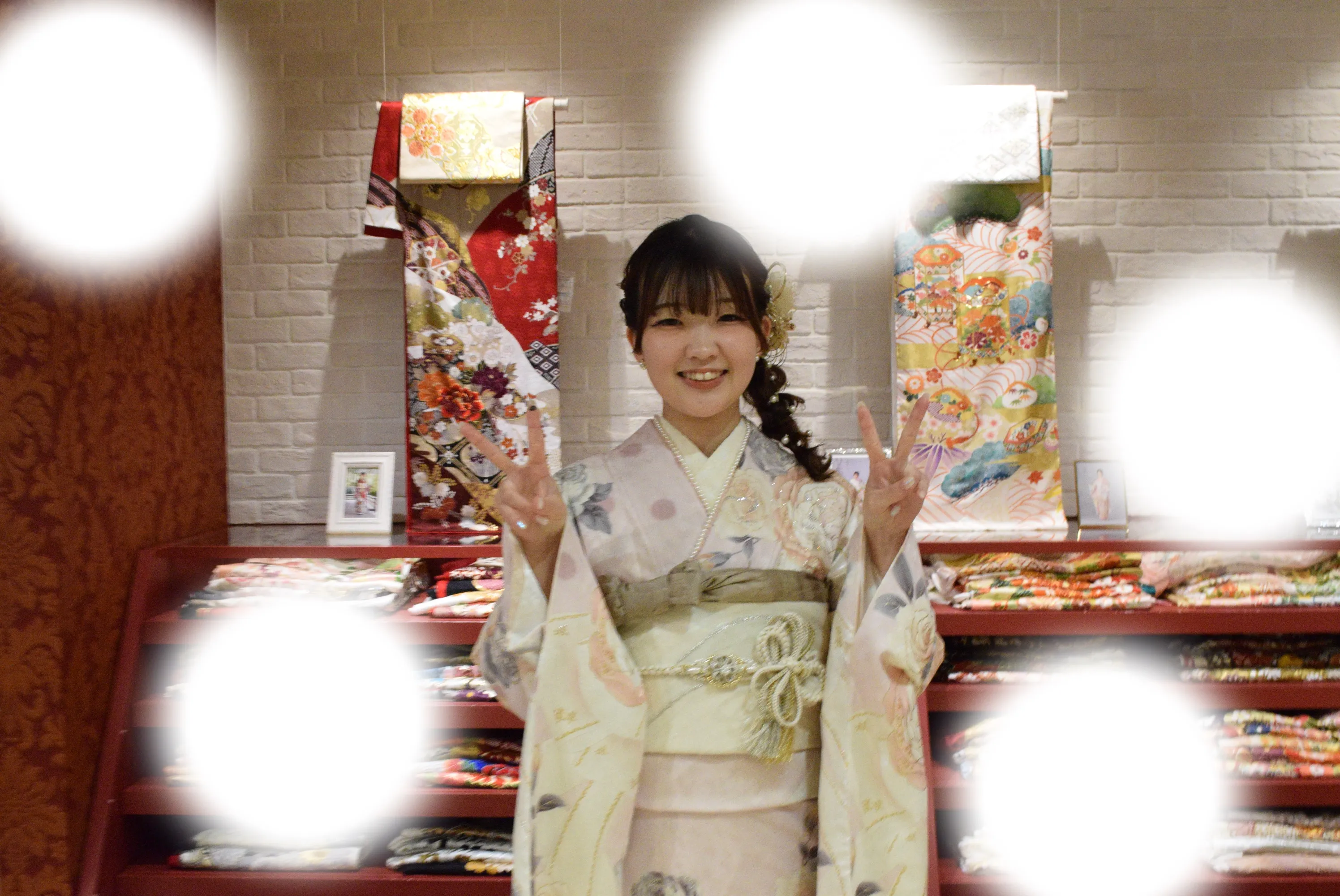 成人式　前撮り　梅田　袴　くすみカラー　かわいい　イマドキ　淡色　古典　タカゼン　撮影
