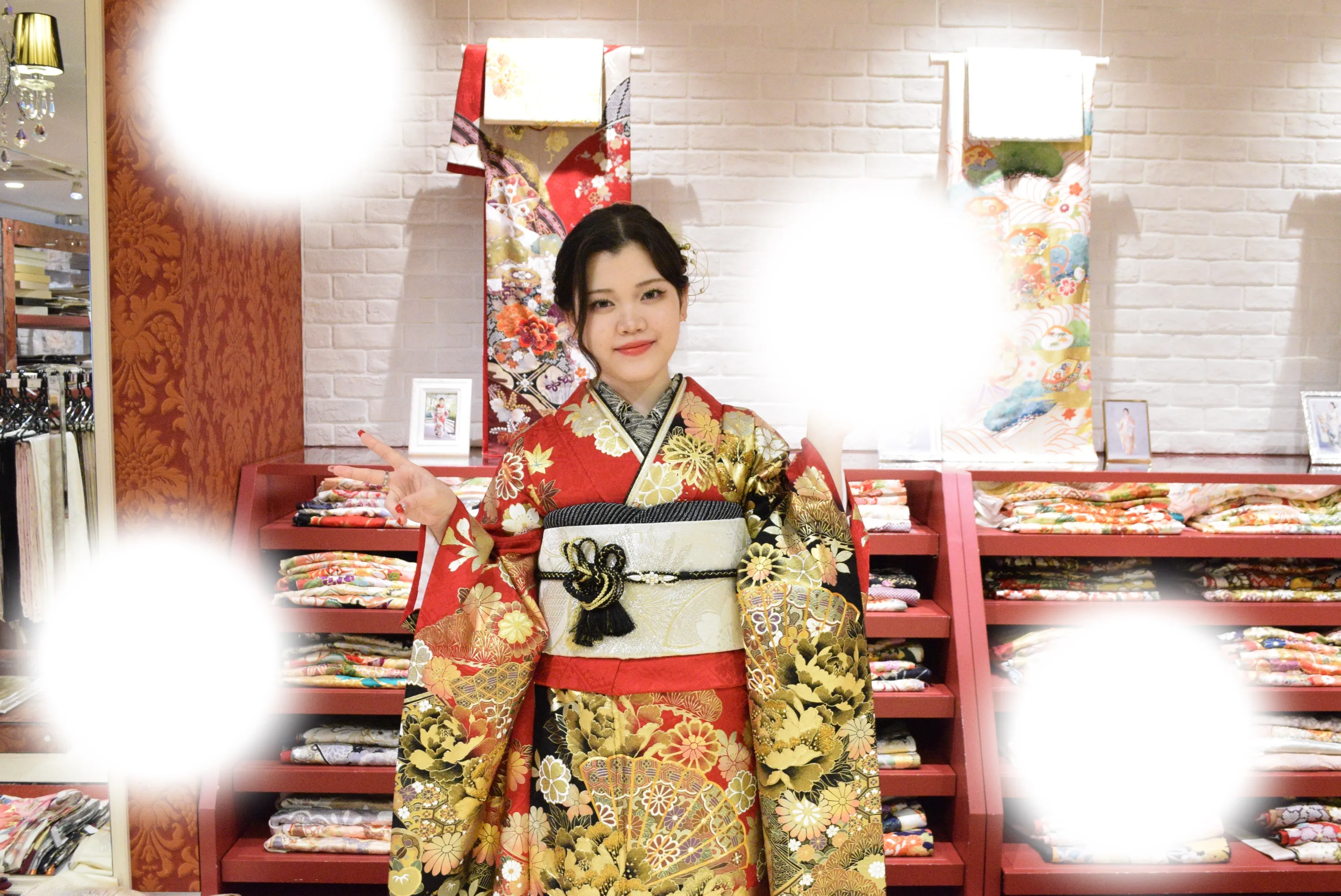 成人式　前撮り　梅田　袴　くすみカラー　かわいい　イマドキ　淡色　古典　タカゼン　撮影