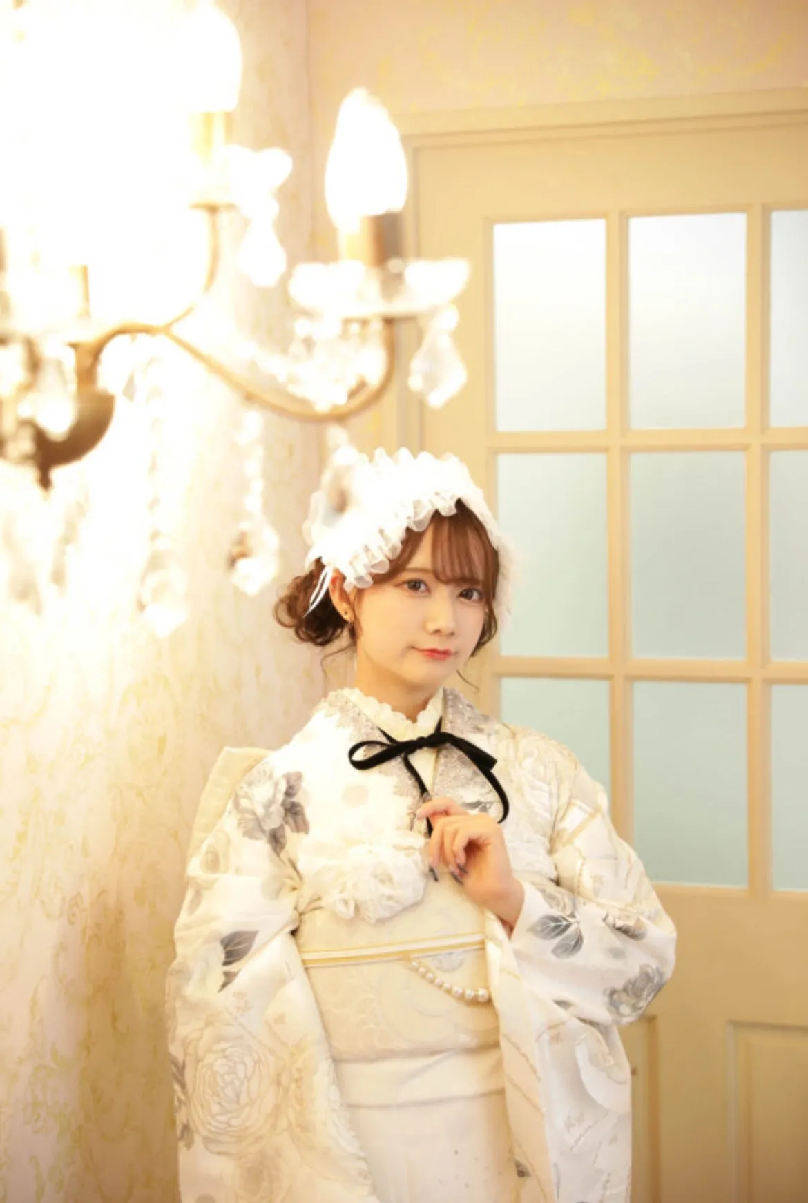 成人式　前撮り　梅田　袴　くすみカラー　かわいい　イマドキ　淡色　古典　タカゼン　撮影