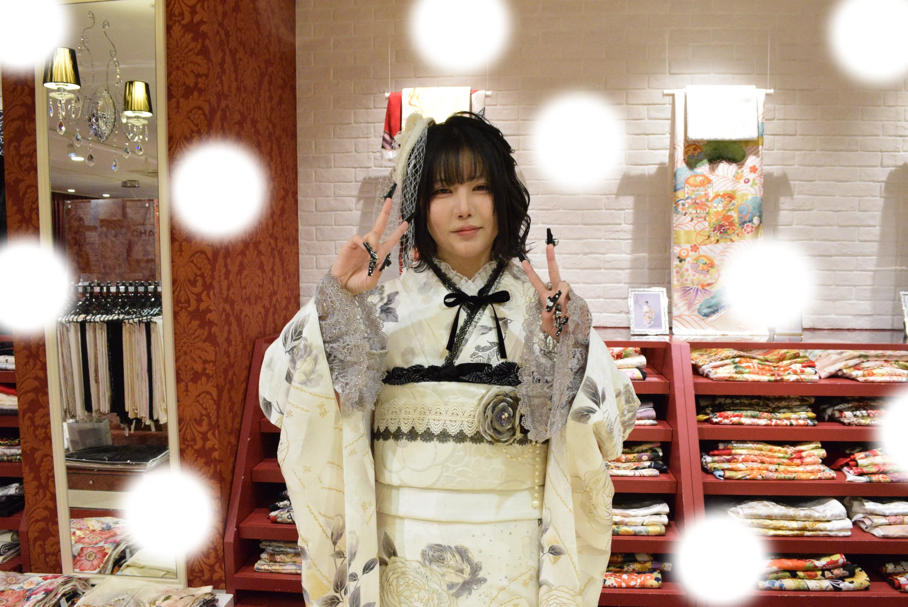成人式　前撮り　梅田　袴　くすみカラー　かわいい　イマドキ　淡色　古典　タカゼン　撮影