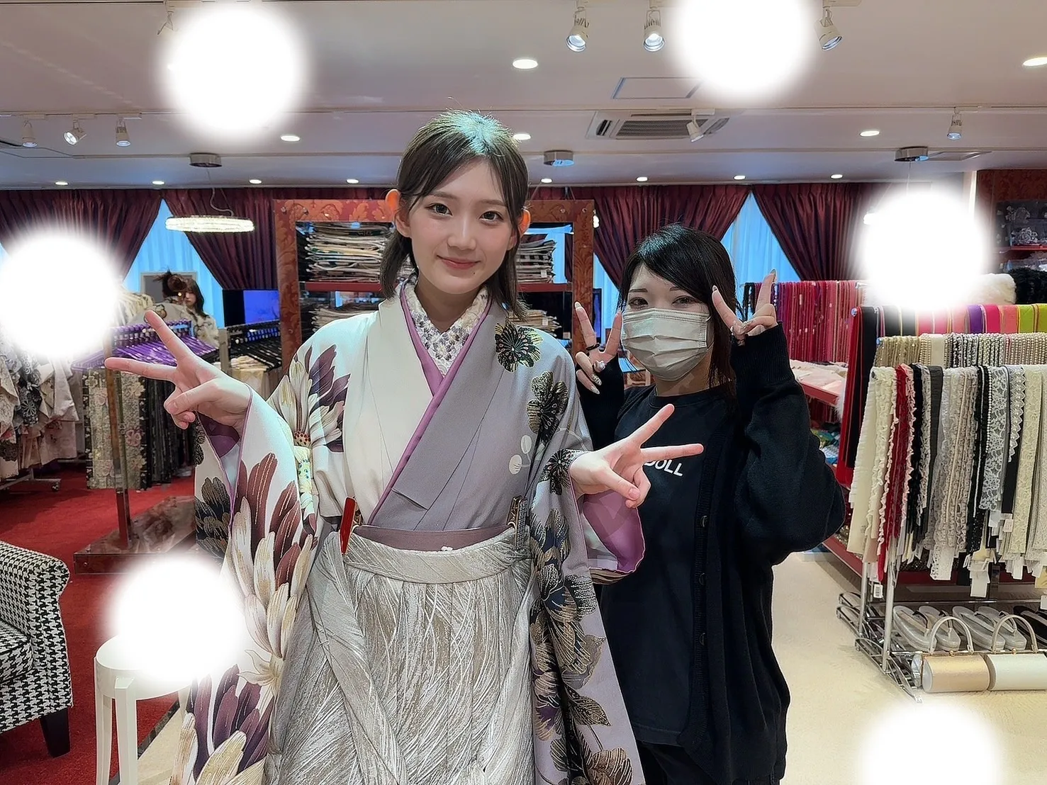 成人式　前撮り　梅田　袴レンタル　安い　かわいい　新作　くすみカラー