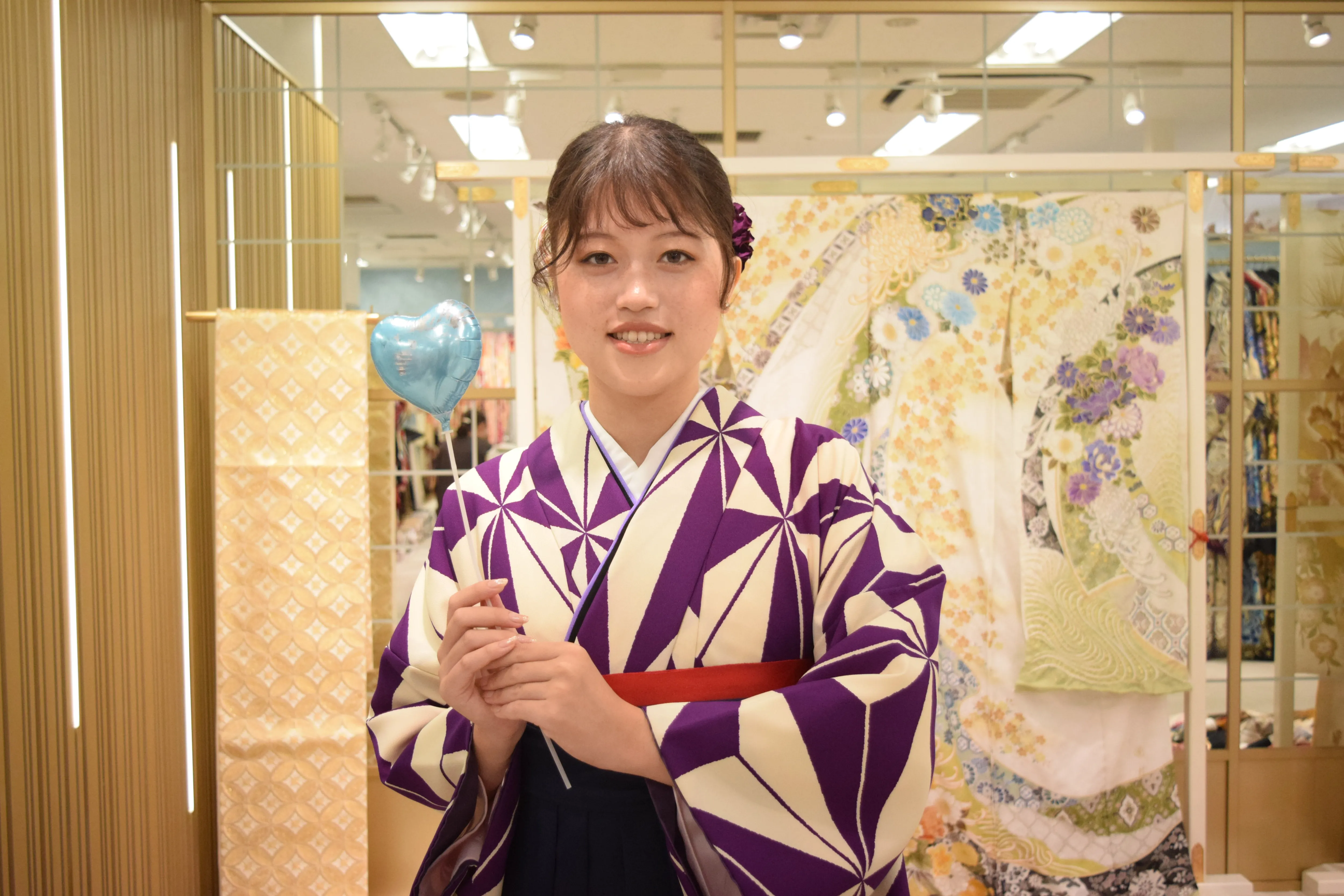 袴　前撮り　卒業式　レンタル