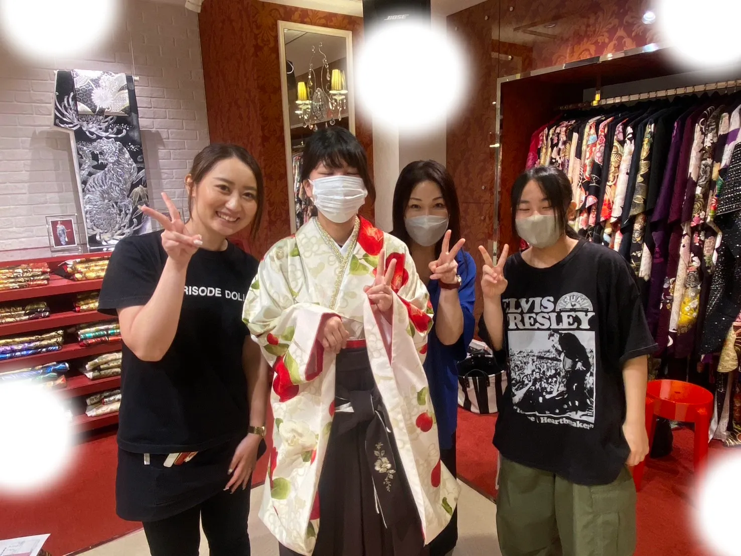 成人式　袴　レトロ　梅田