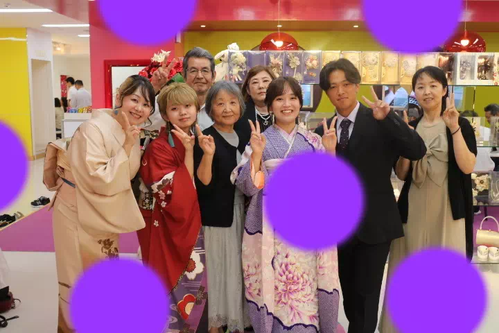 TAKAZEN神戸店　前撮り撮影会　イマドキ　カワイイ　コディネート　振袖　レンタル　袴　