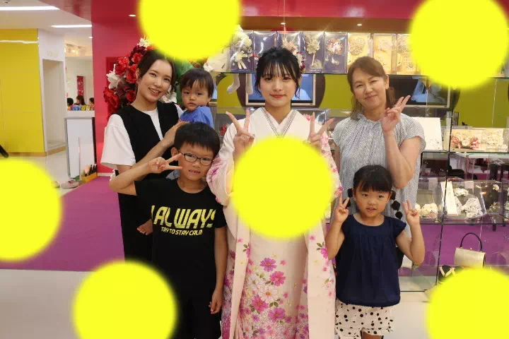 TAKAZEN神戸店　前撮り撮影会　イマドキ　カワイイ　コディネート　振袖　レンタル　袴　