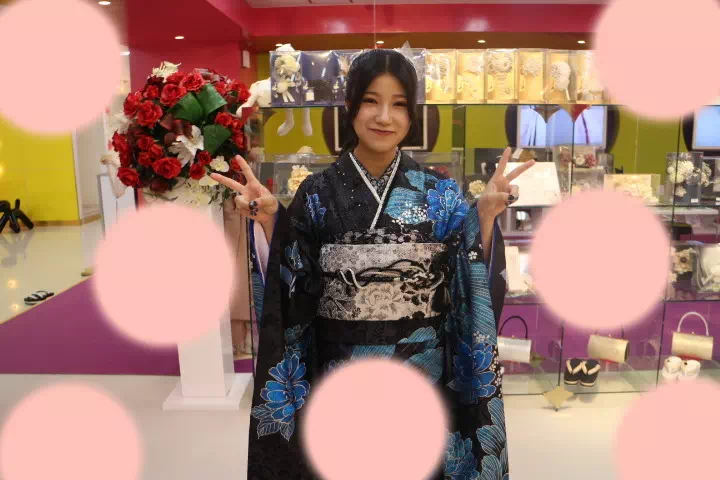 TAKAZEN神戸店　前撮り撮影会　イマドキ　カワイイ　コディネート　振袖　レンタル　袴　