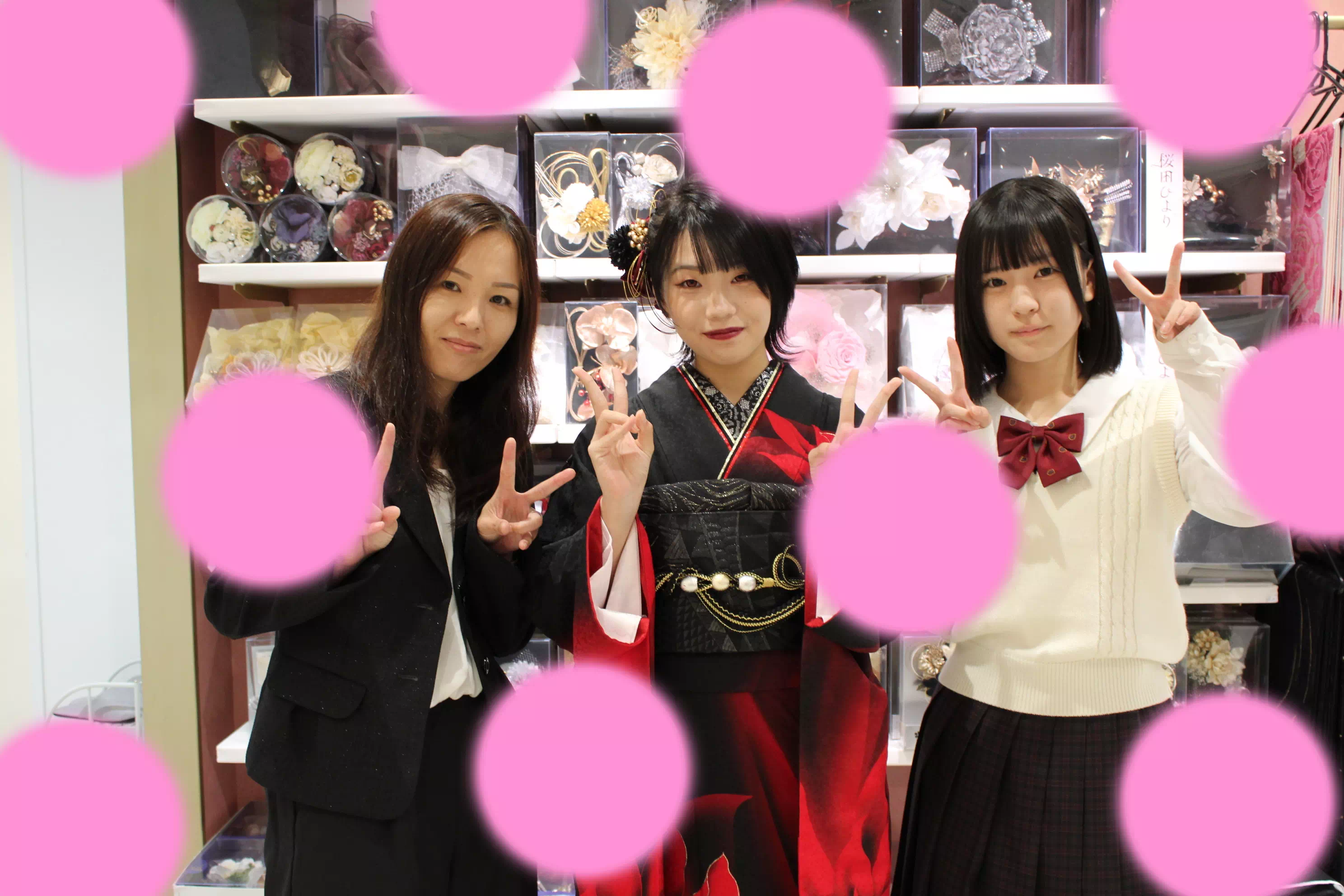 TAKAZEN姫路店　姫路市　成人式　卒業式　袴　振袖　イマドキ振袖　加古川市　高砂市　前撮り