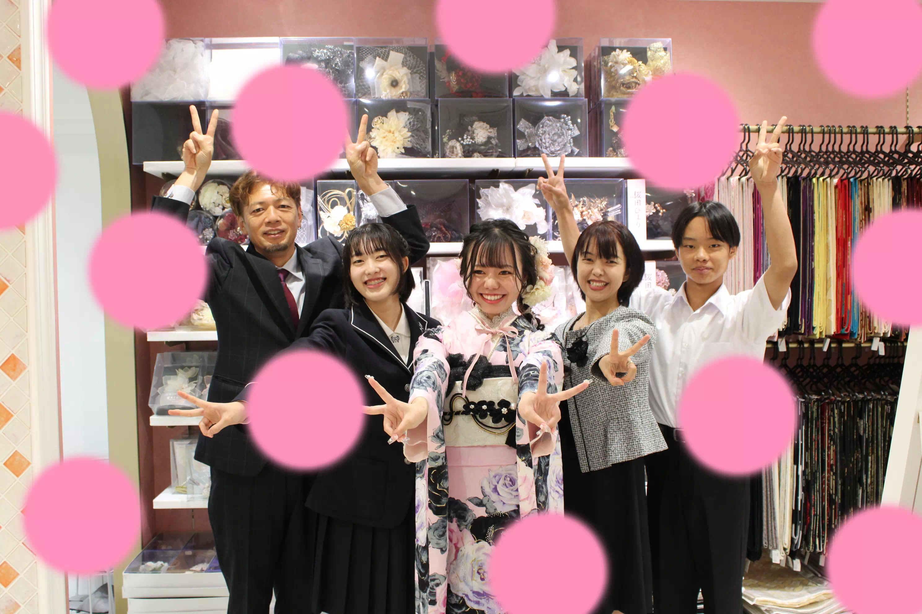 TAKAZEN姫路店　姫路市　成人式　卒業式　袴　振袖　イマドキ振袖　加古川市　高砂市　前撮り